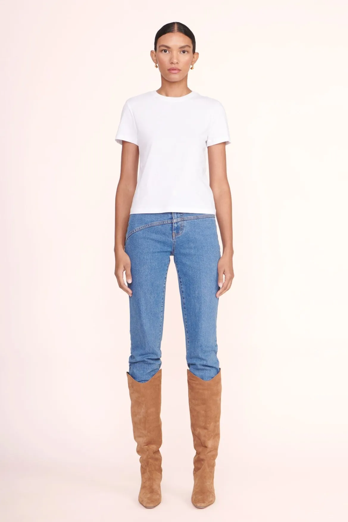 CREW NECK T SHIRT | WHITE