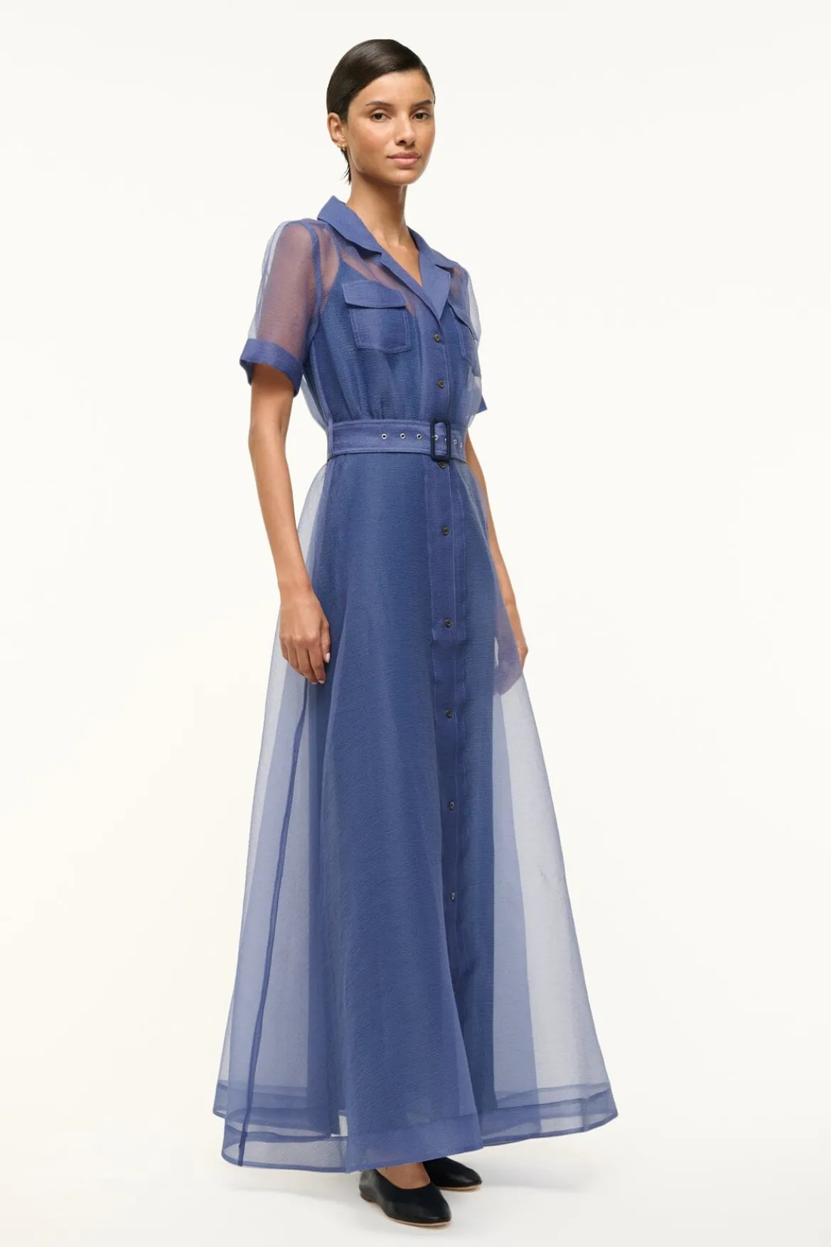 MILLIE DRESS | NAVY ORGANZA