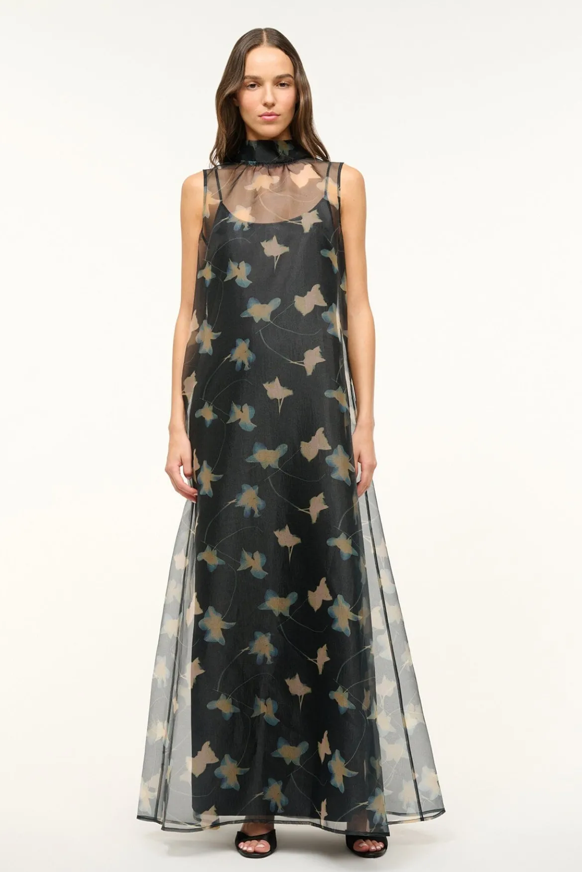 STAUD ALBEE DRESS BOTANICAL SHADOWS