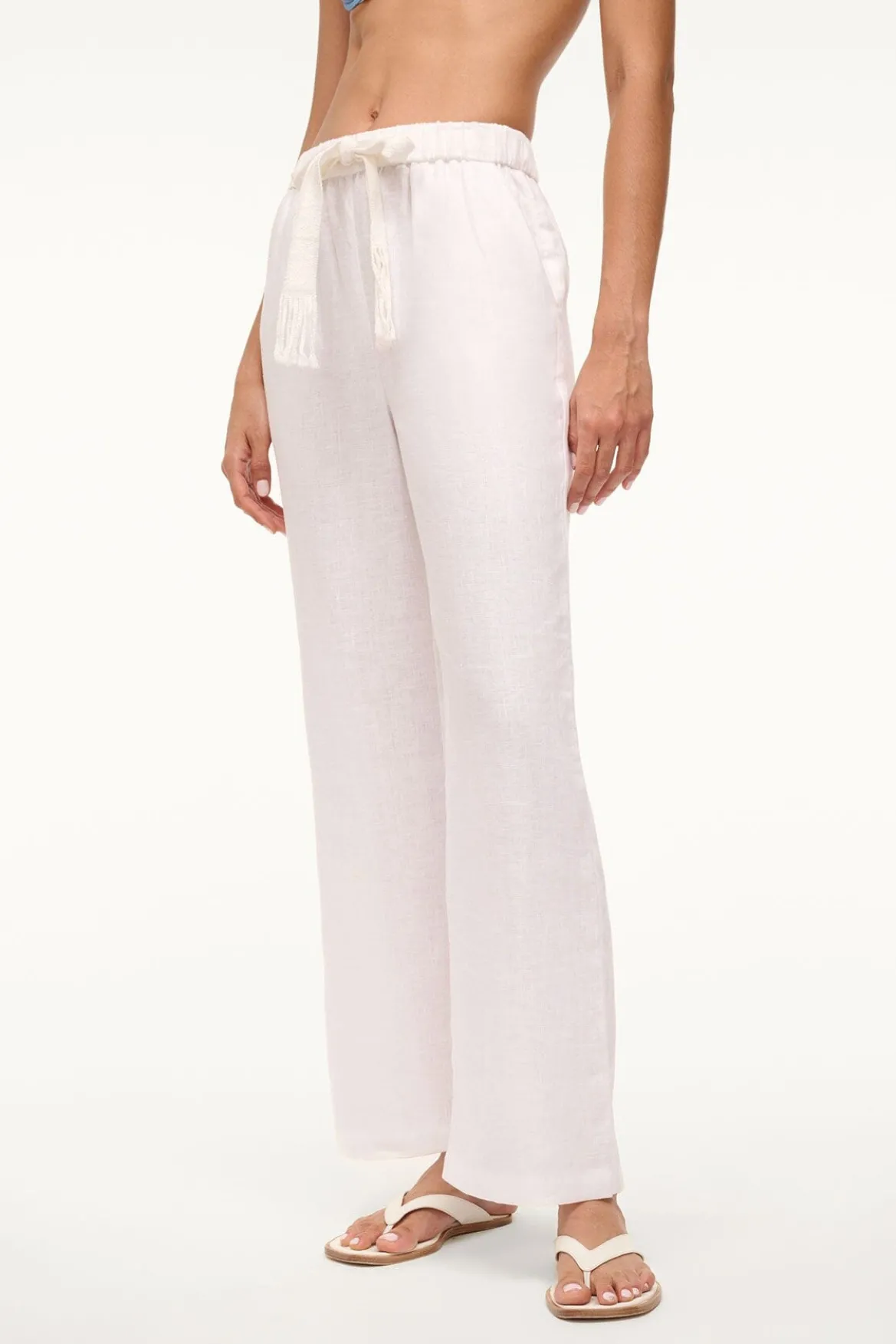 STAUD ALIZE PANT WHITE