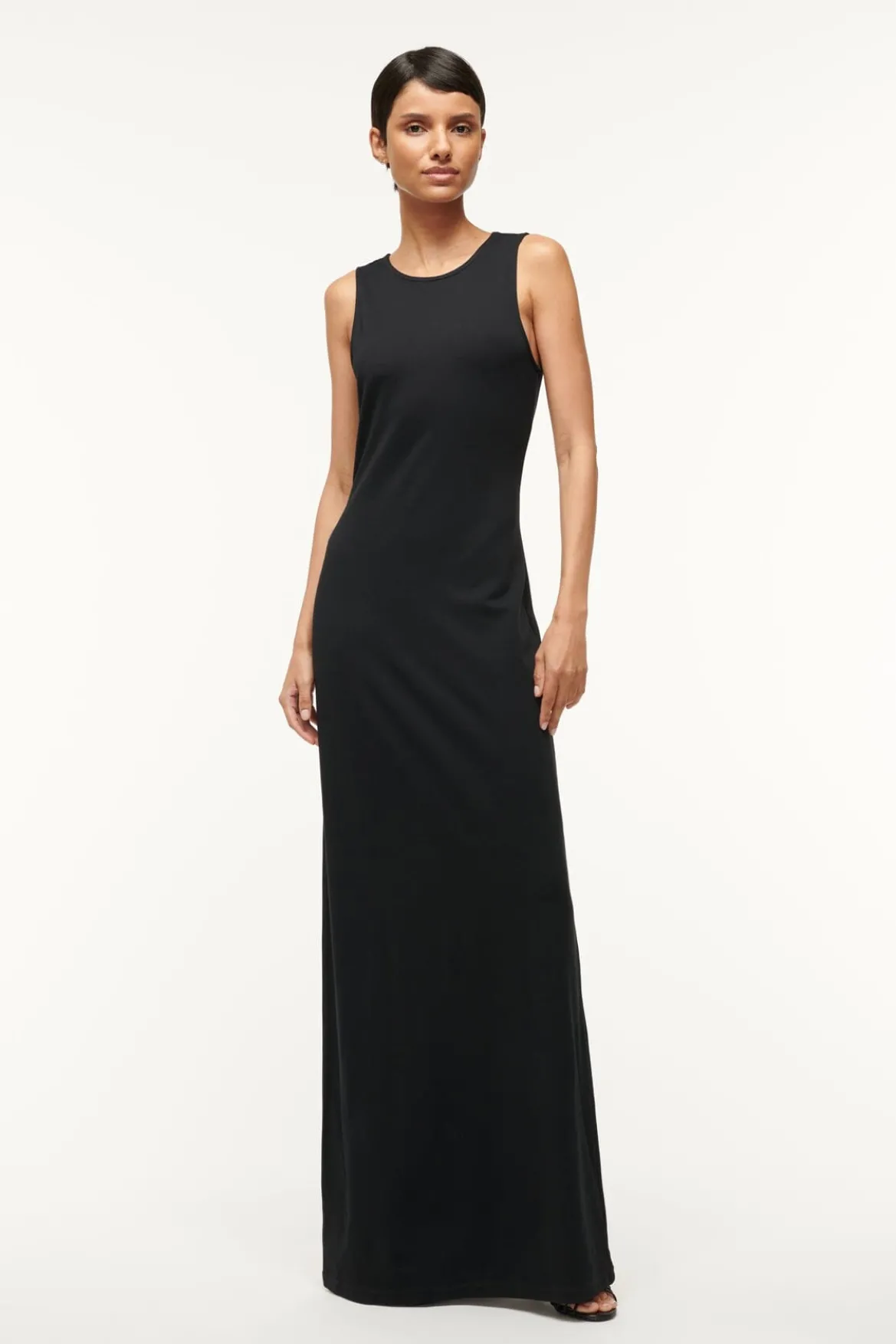 STAUD BARI DRESS BLACK