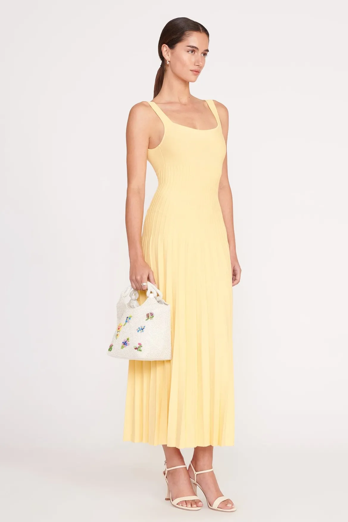 STAUD BEADED COTE BAG FIRST BLOOM DAY