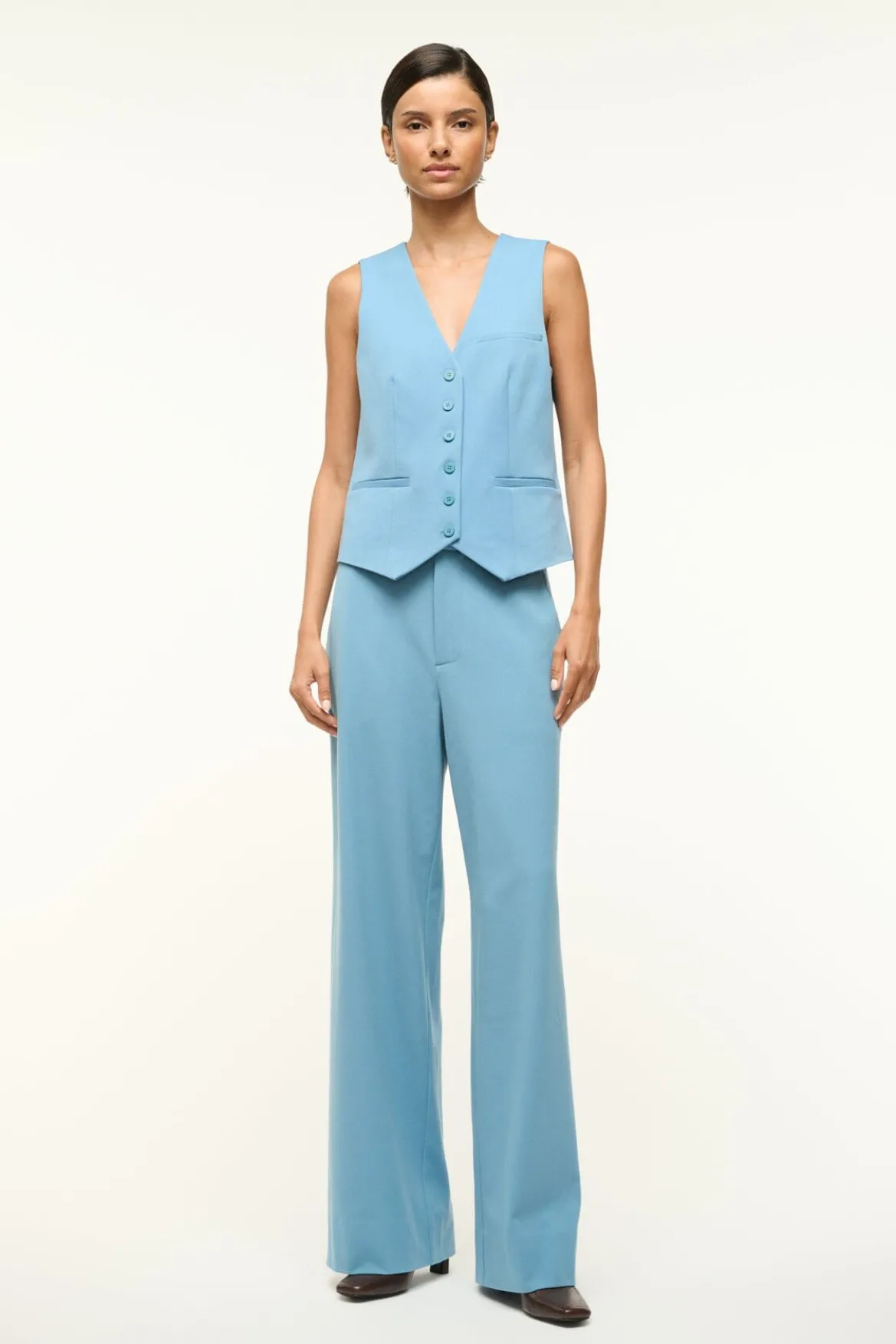 STAUD BRETT VEST TOMATO