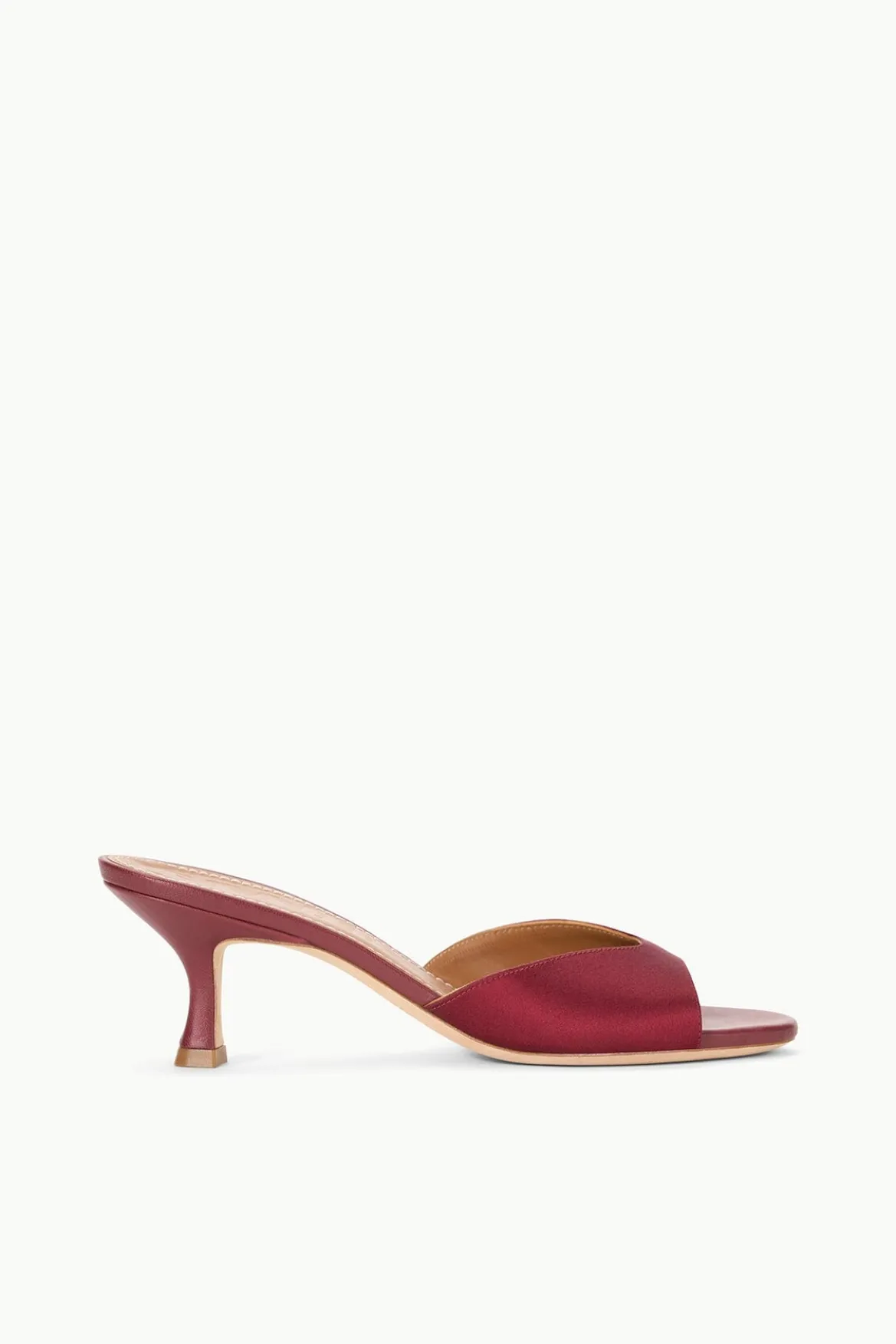 STAUD BRIGITTE MULE PINOT SATIN