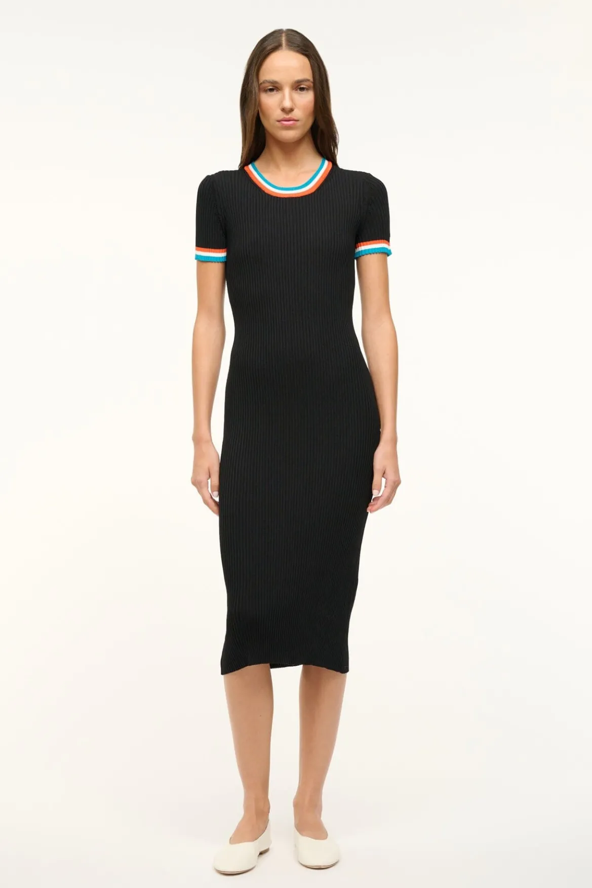 STAUD COLLEEN DRESS X NFL DOLPHINS