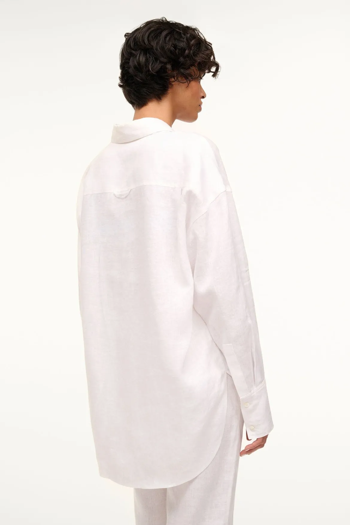 STAUD COLTON SHIRT WHITE