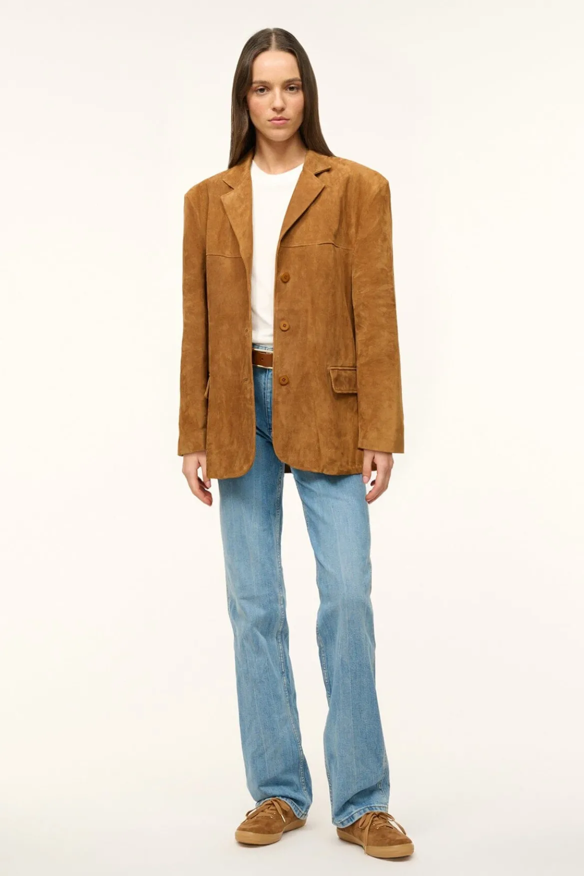 STAUD CORRINE JACKET TAN