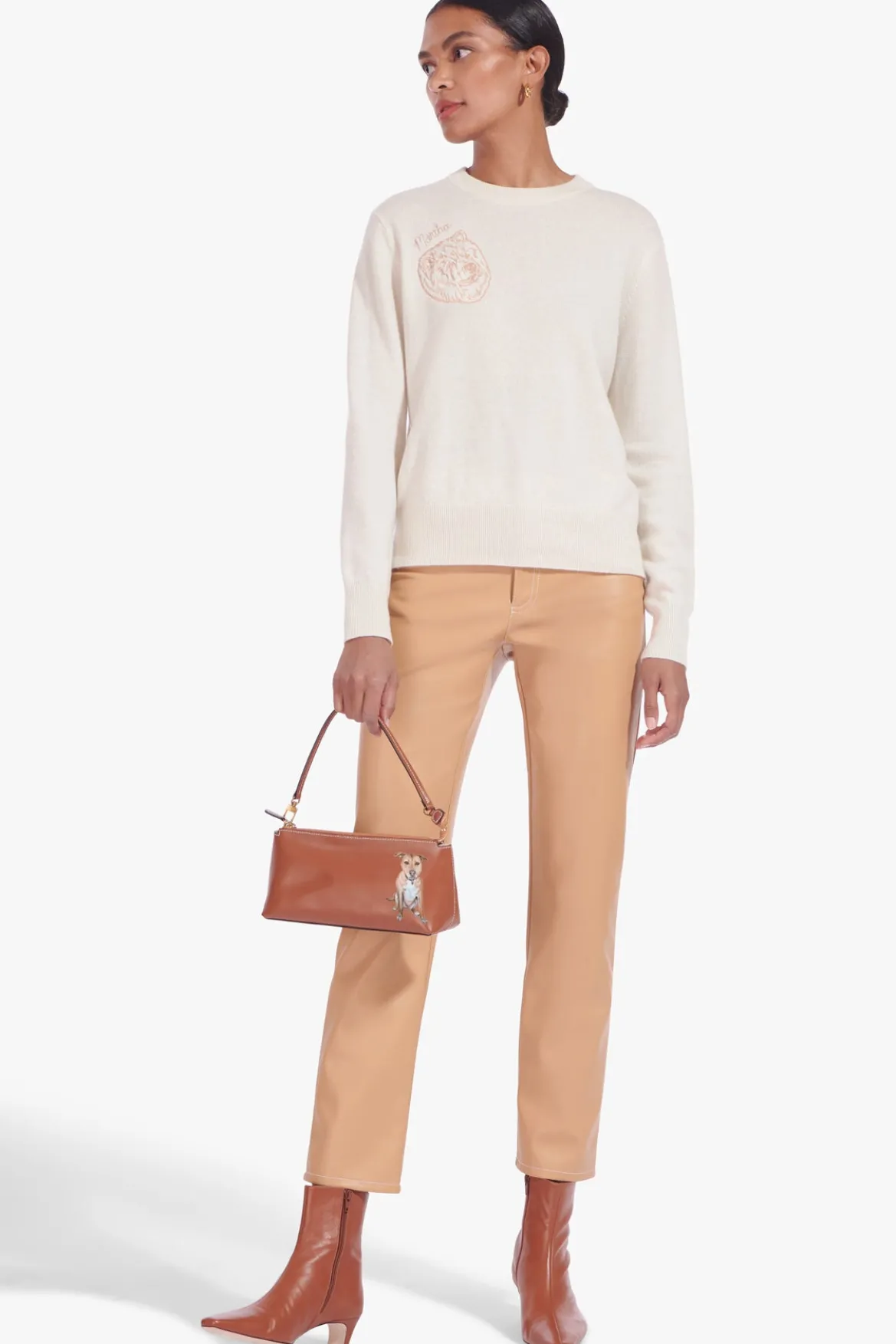 STAUD CUSTOM KAIA SHOULDER BAG | TAN