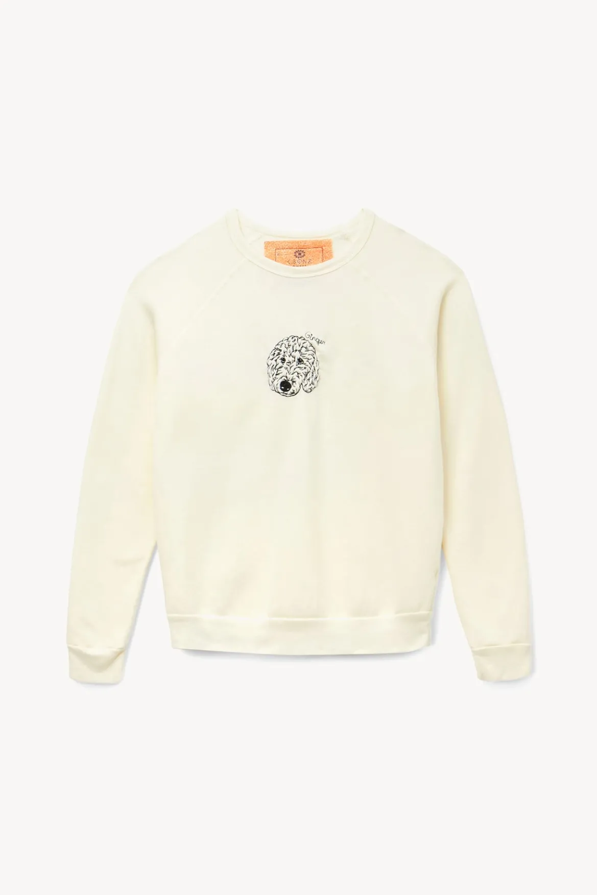 STAUD CUSTOM SWEATSHIRT | CREAM