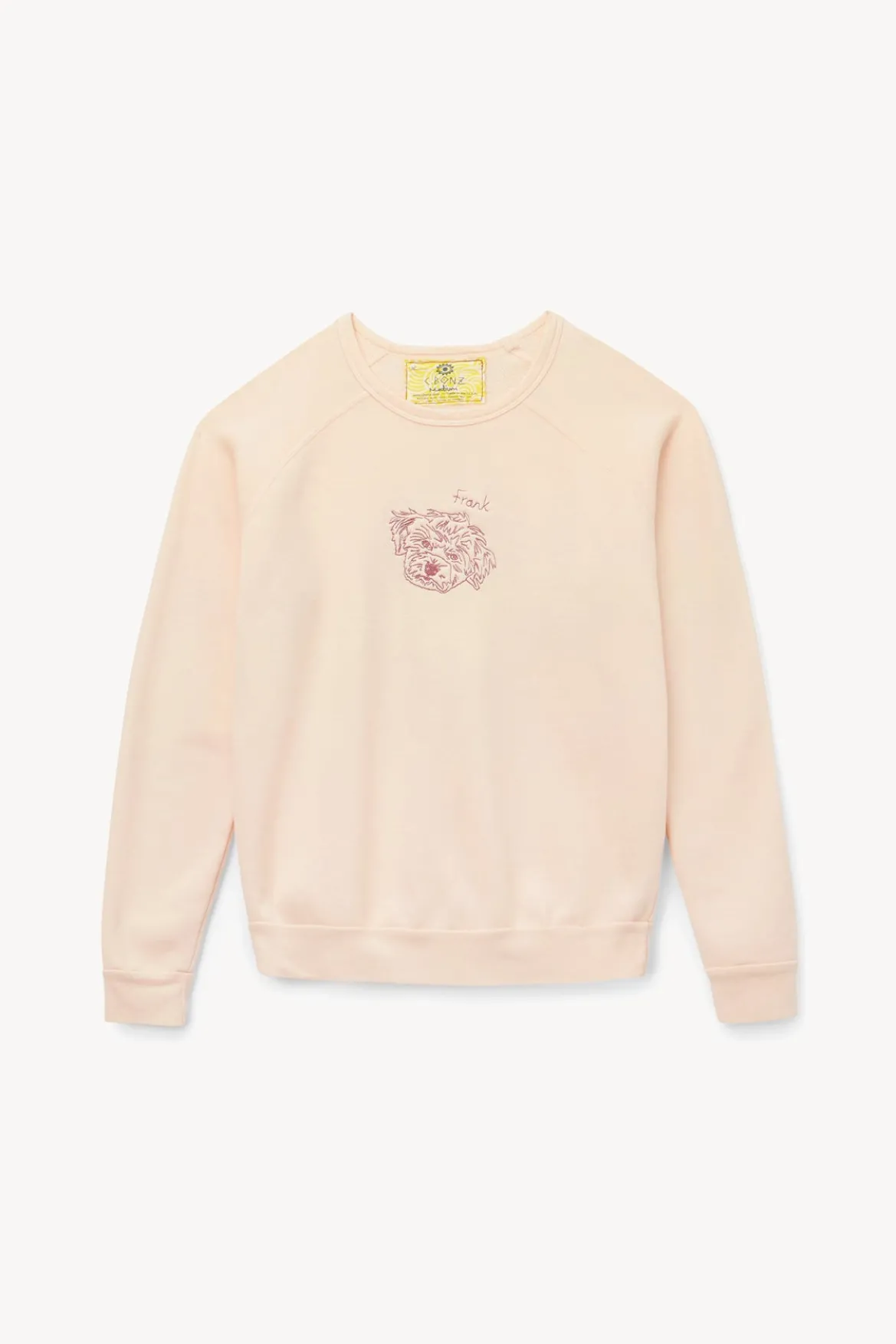 STAUD CUSTOM SWEATSHIRT | LIGHT PINK