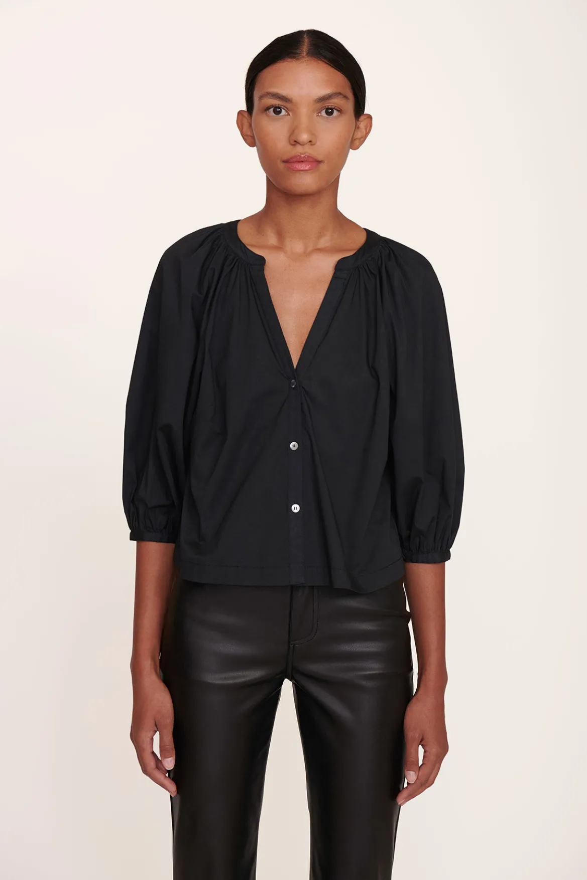 STAUD DILL TOP | BLACK
