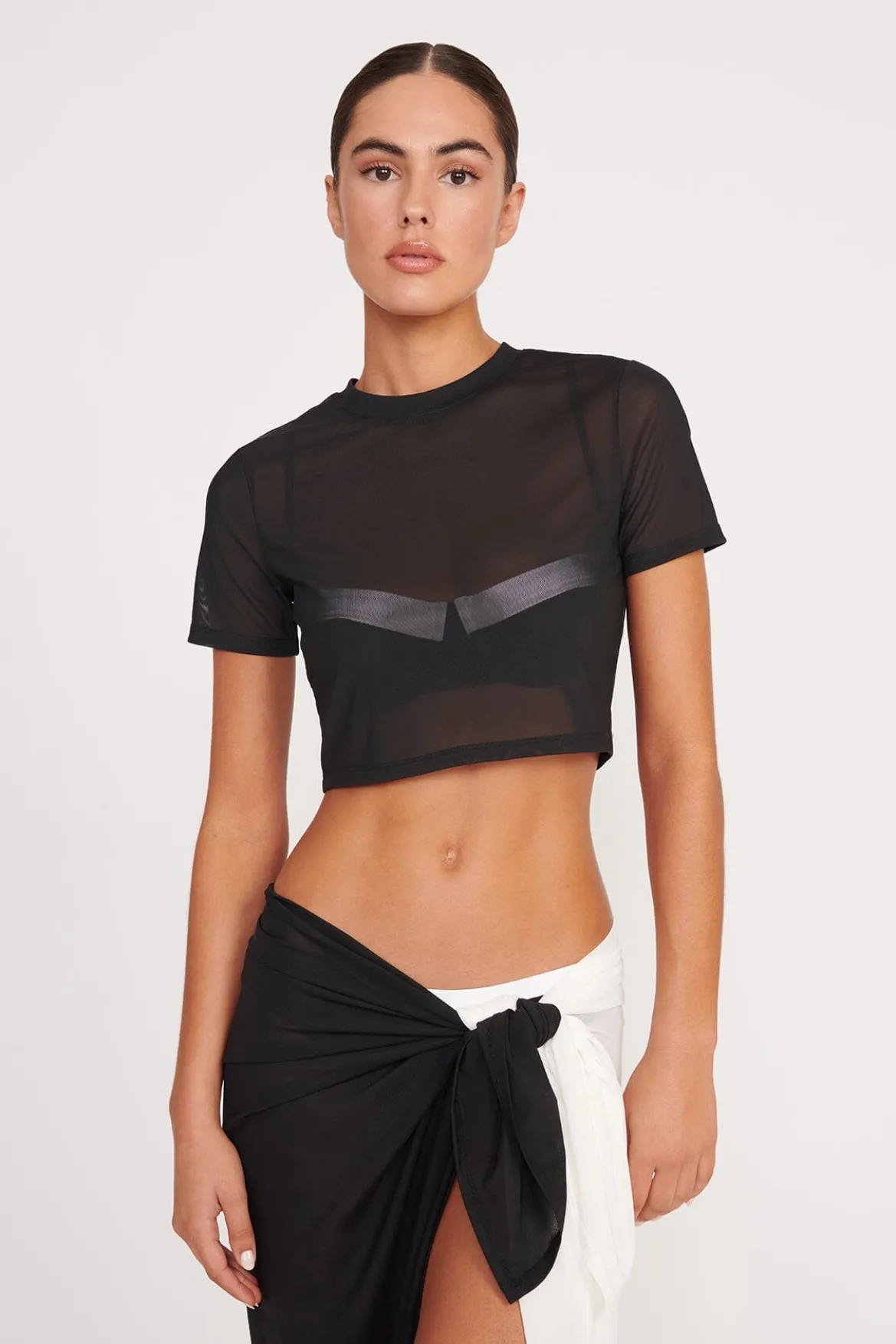 STAUD FERNANDA TOP BLACK