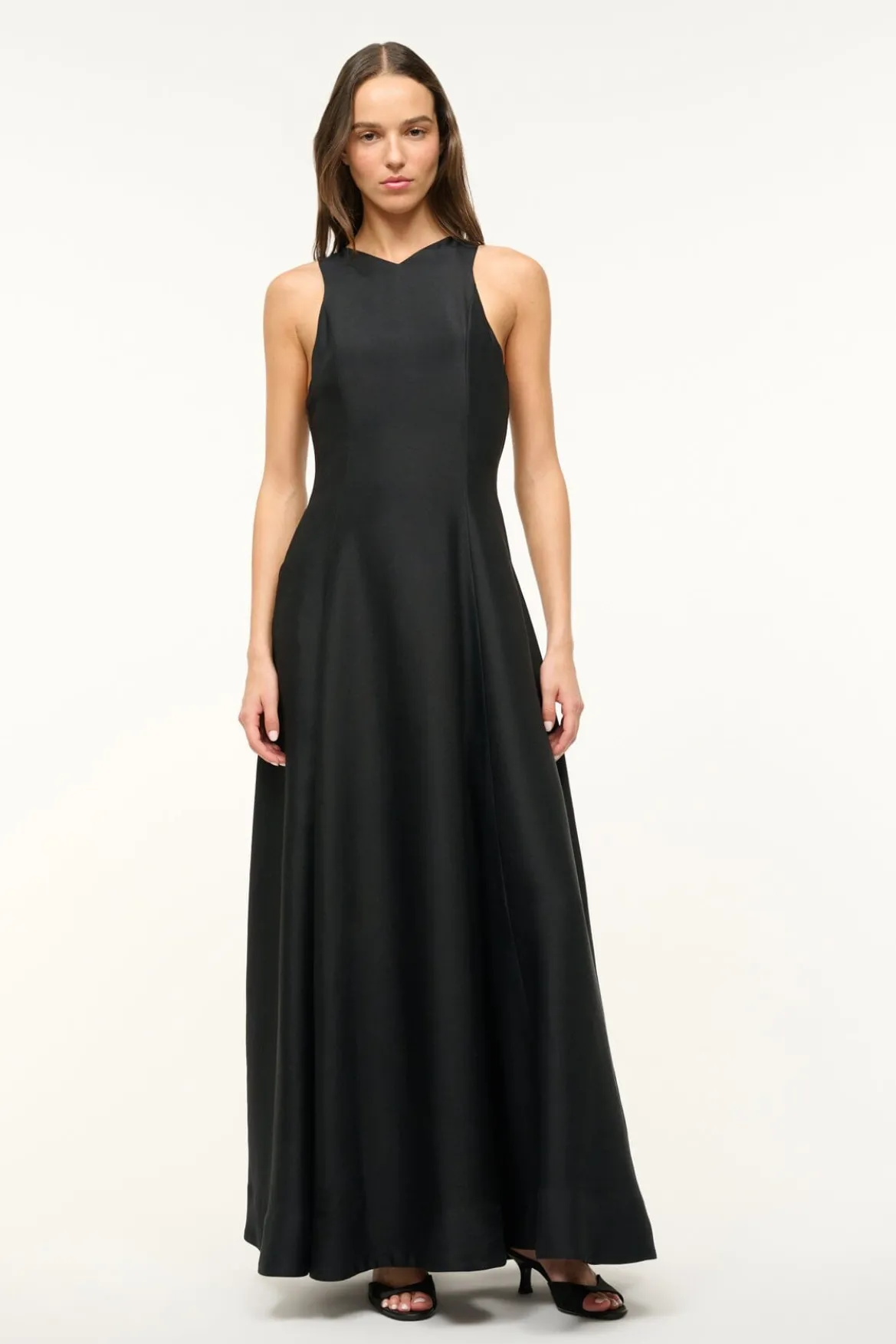 STAUD HEIKE DRESS BLACK