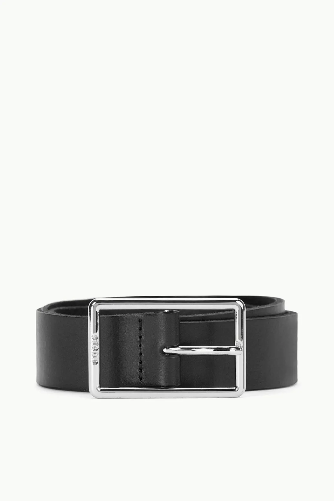 STAUD JEANS BELT - BLACK SILVER