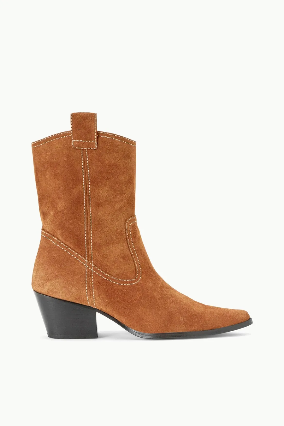 STAUD JUNE BOOT TAN SUEDE