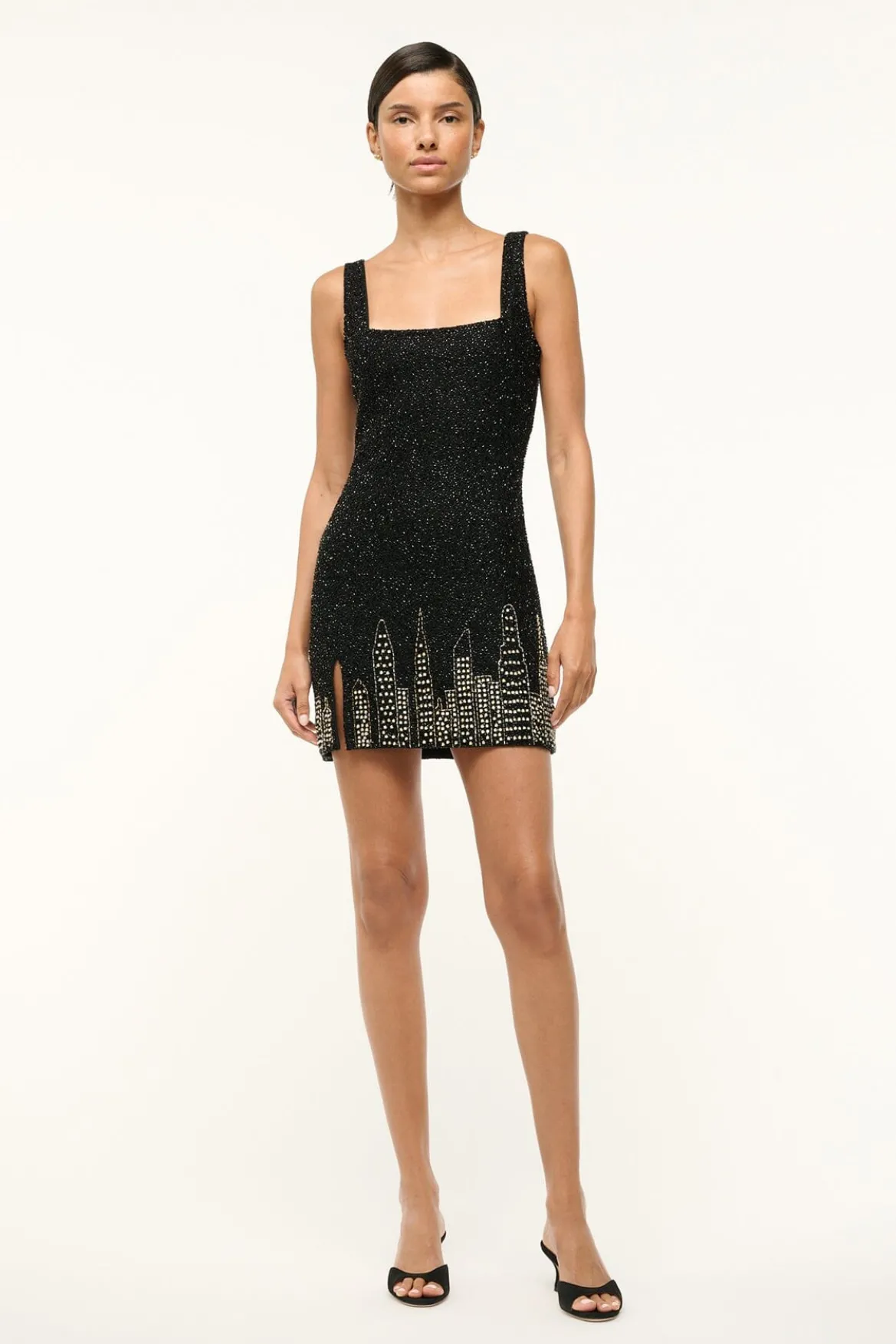 STAUD LE SABLE DRESS NYC SKYLINE