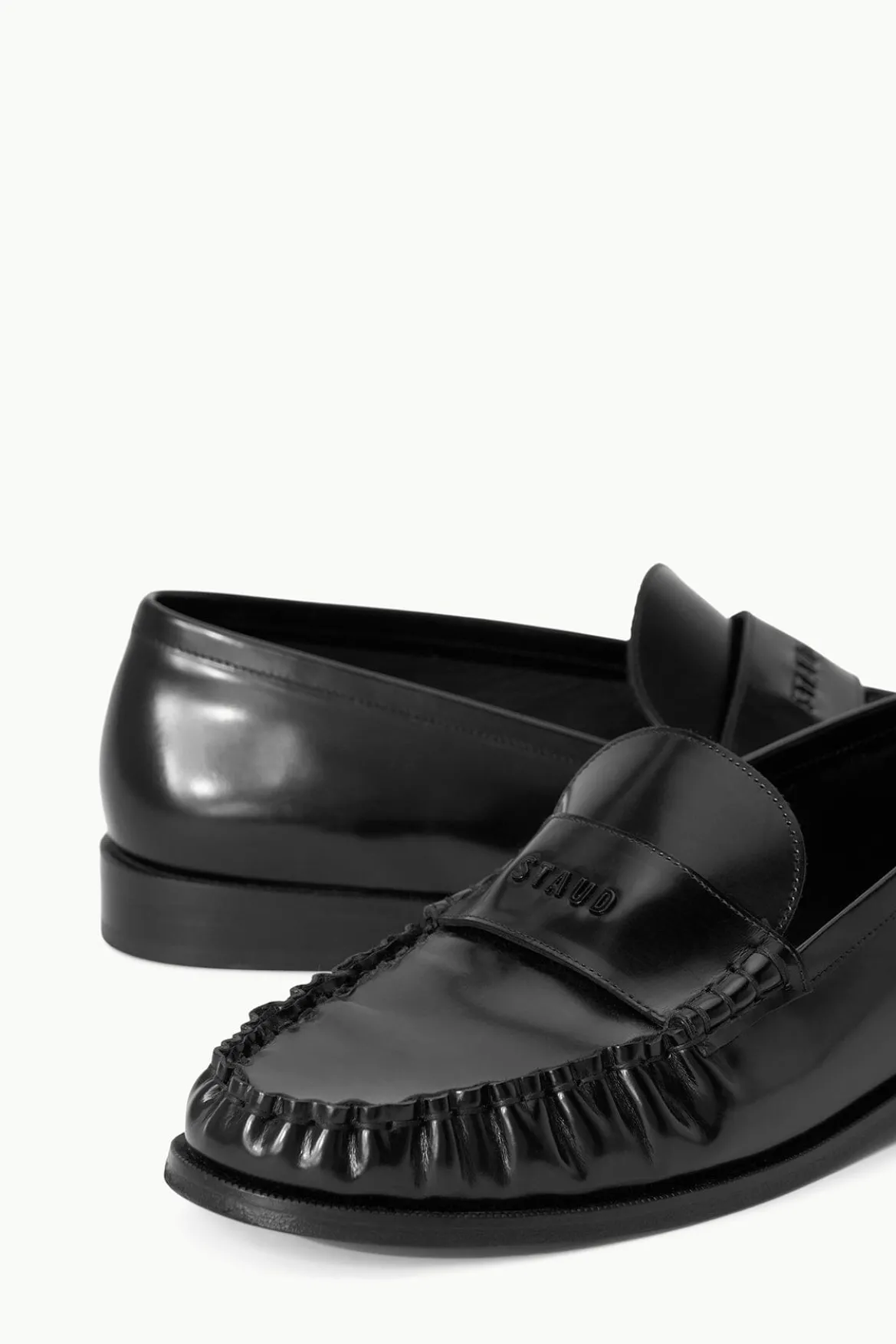 STAUD LOULOU LOAFER BLACK
