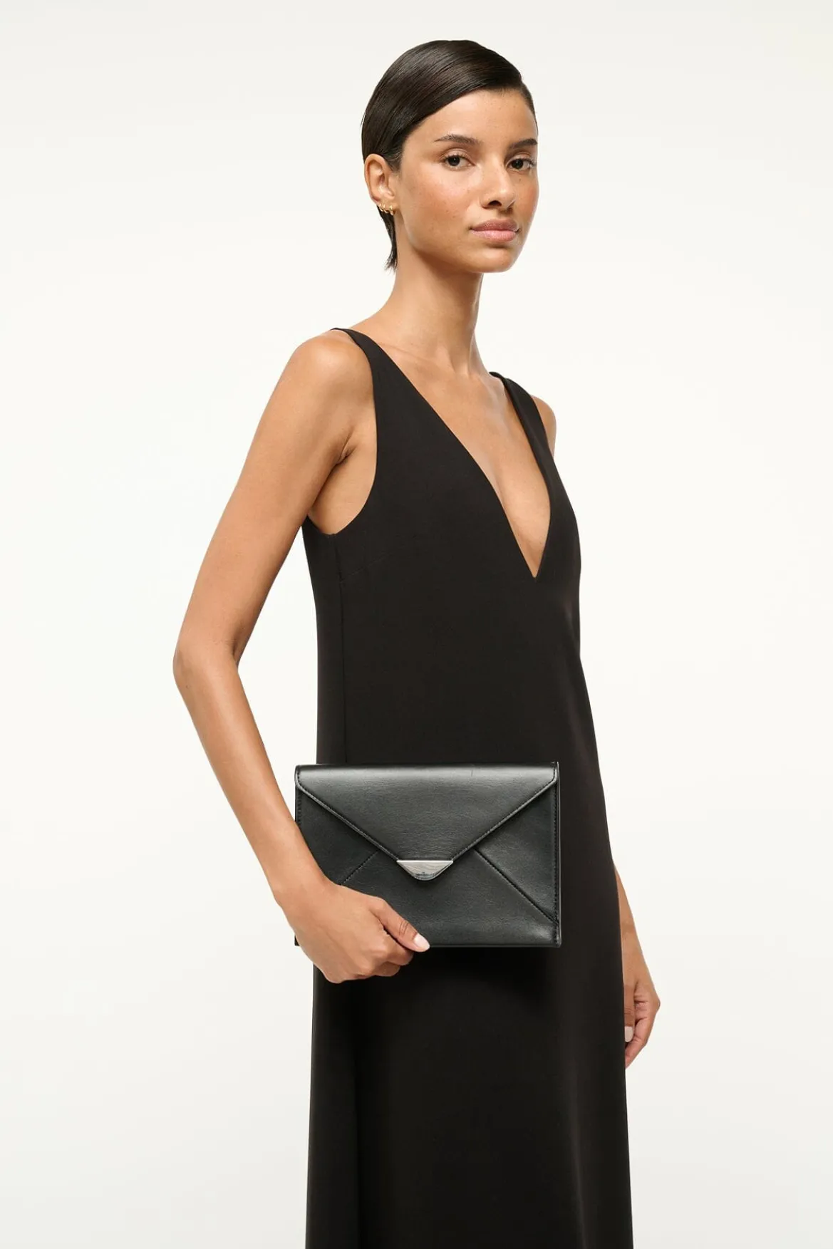 STAUD MARCELLA CLUTCH BLACK