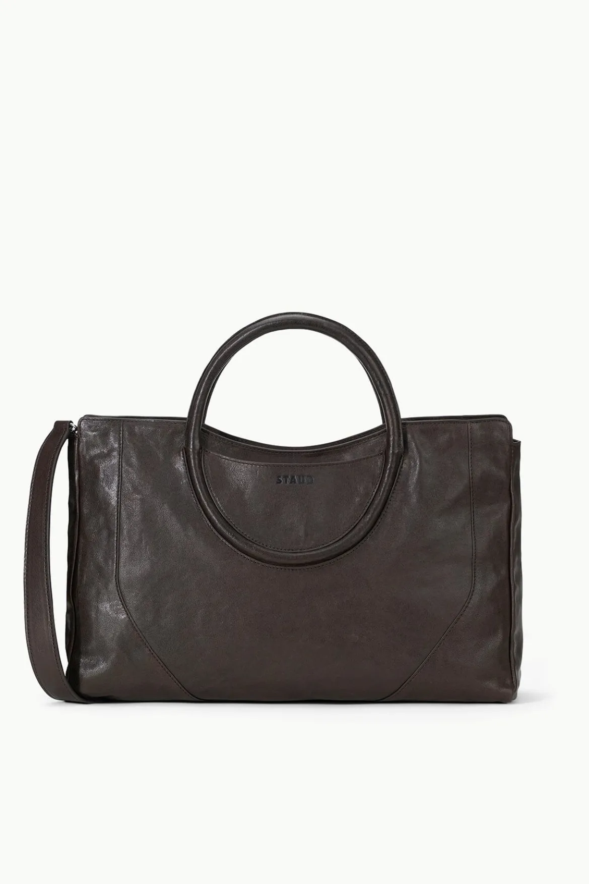 STAUD MAUDE SATCHEL ESPRESSO