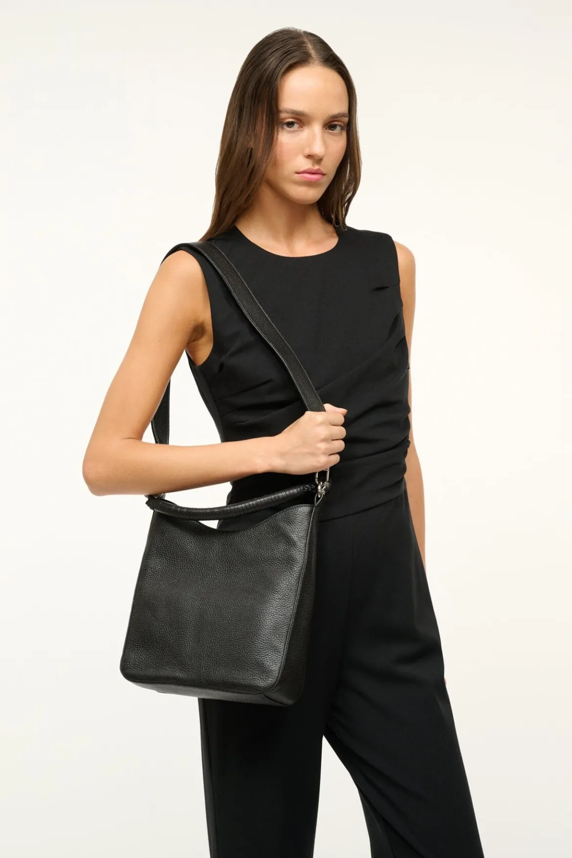 STAUD MEL SHOULDER BAG BLACK