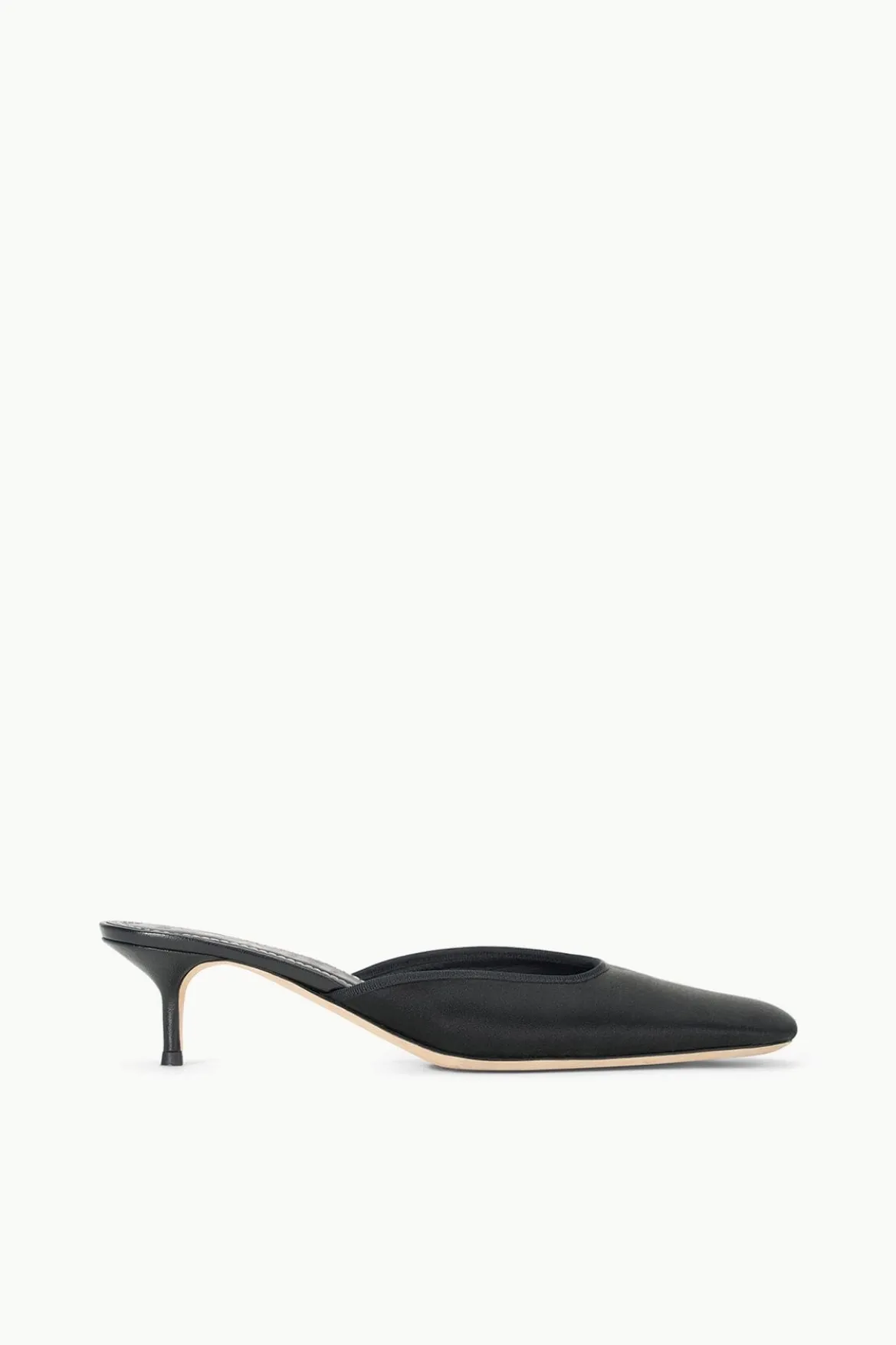 STAUD OTTO KITTEN HEEL BLACK