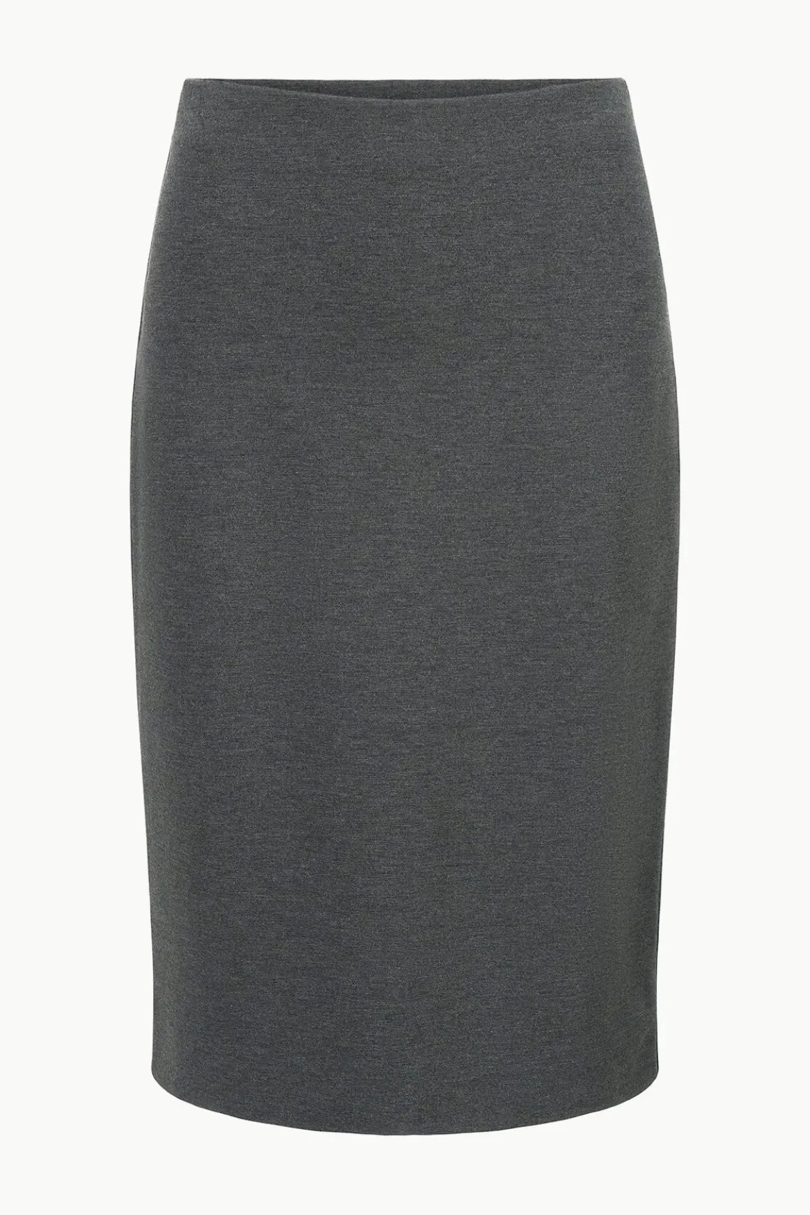 STAUD PASCALE PENCIL SKIRT HEATHER GREY