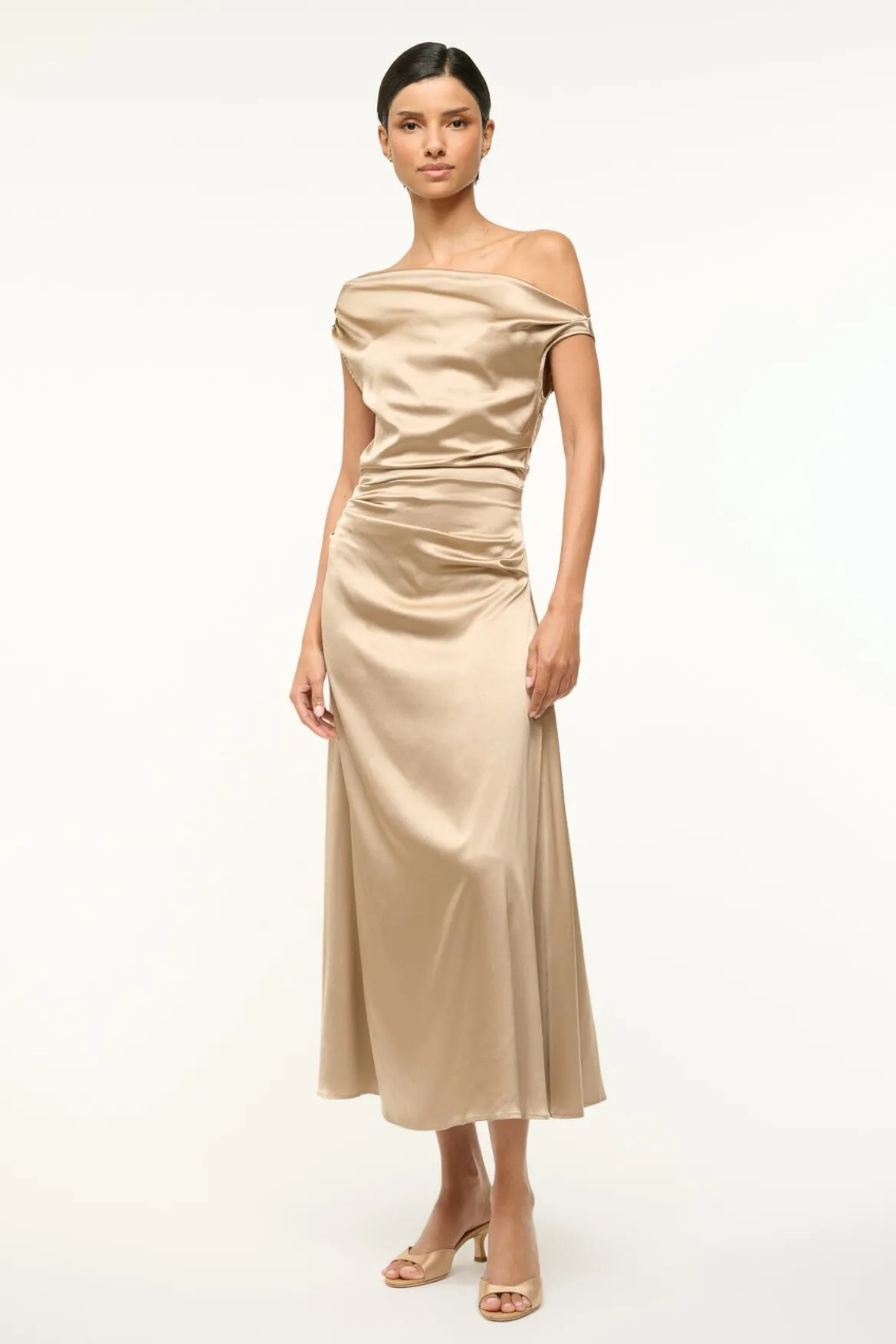 STAUD PHARE DRESS BIRCH