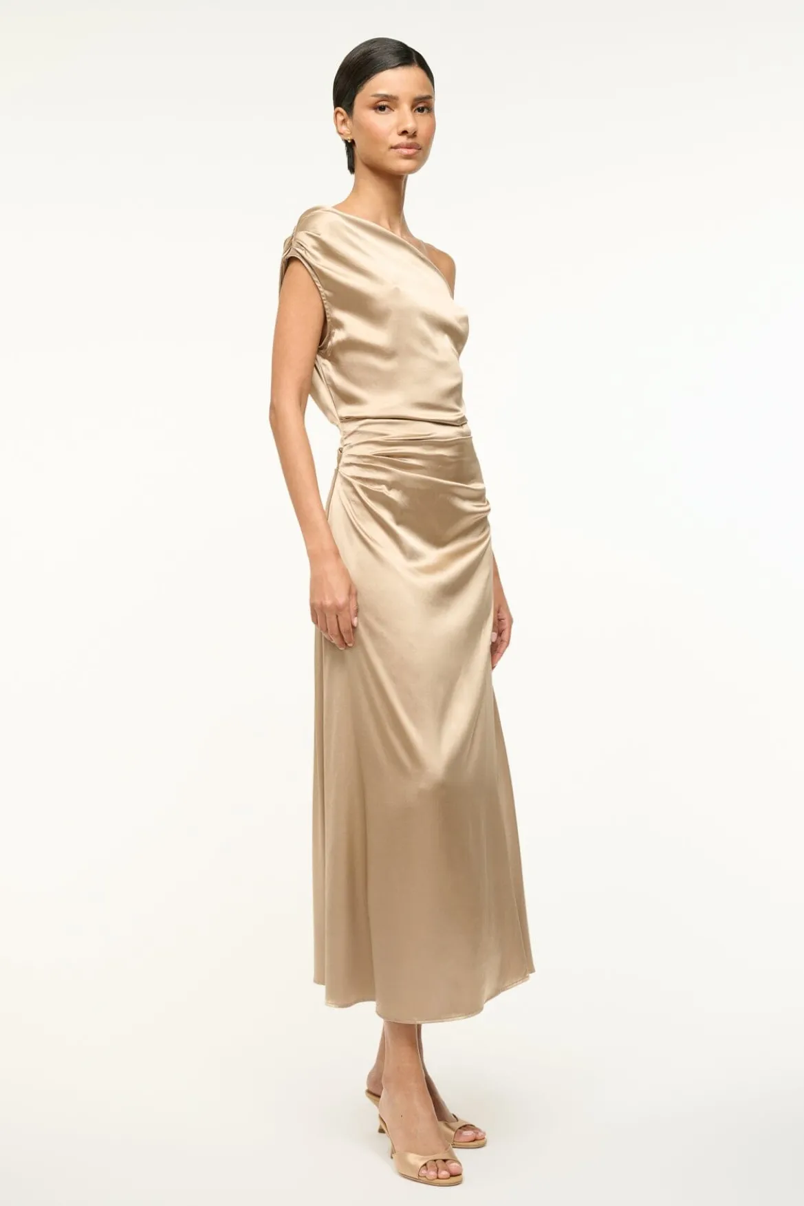 STAUD PHARE DRESS BIRCH