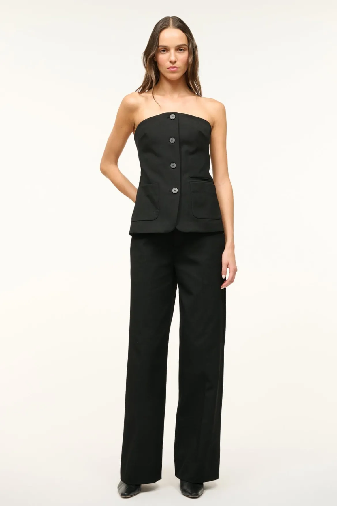 STAUD PRINCE PANT BLACK