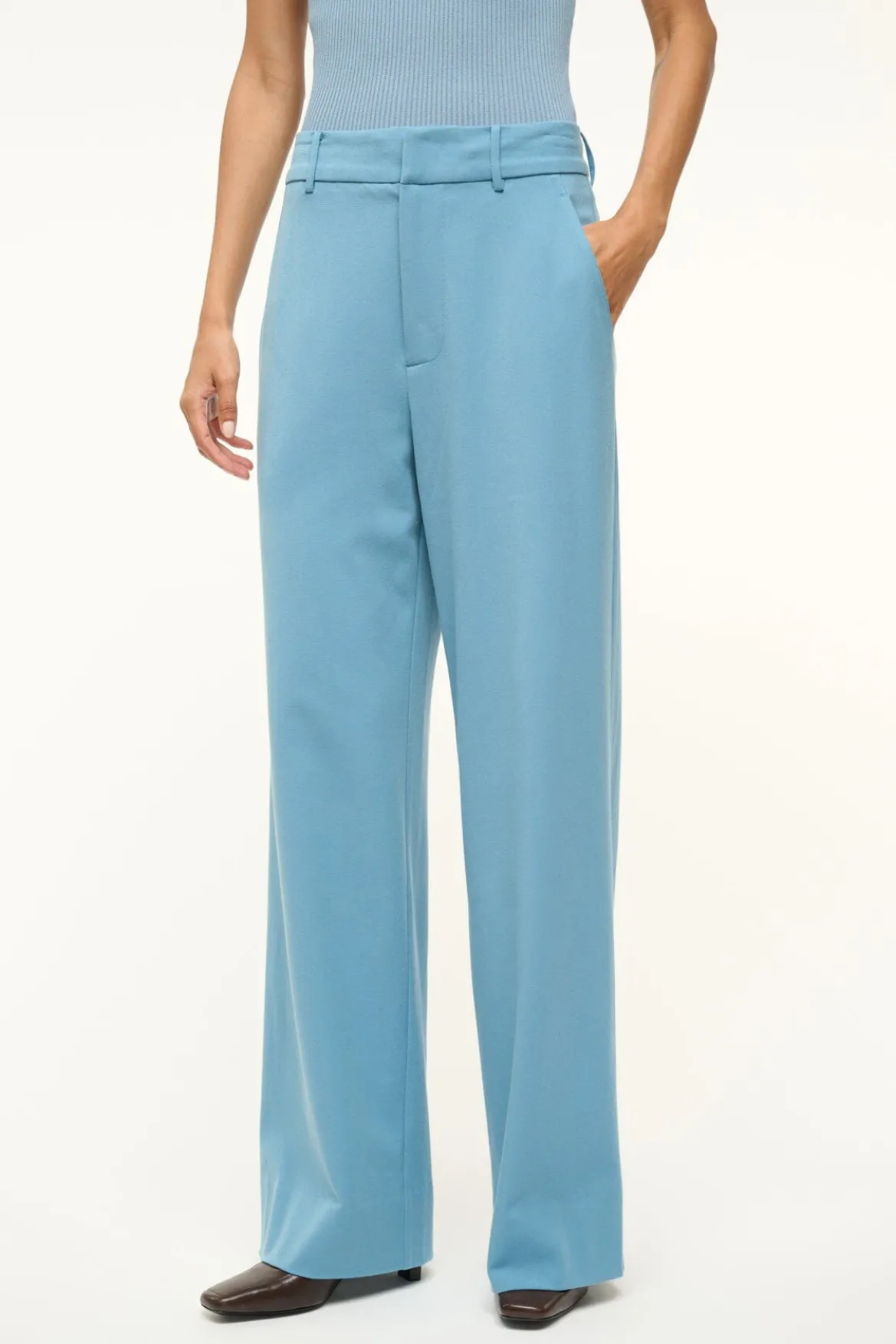 STAUD PRINCE PANT SLATE BLUE