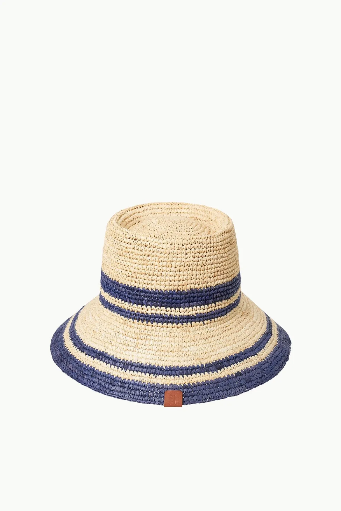 STAUD RITA BUCKET HAT NATURAL NAVY
