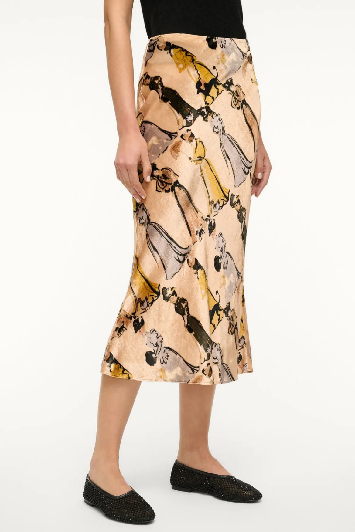 STAUD SADIE SKIRT WALK IN THE PARK