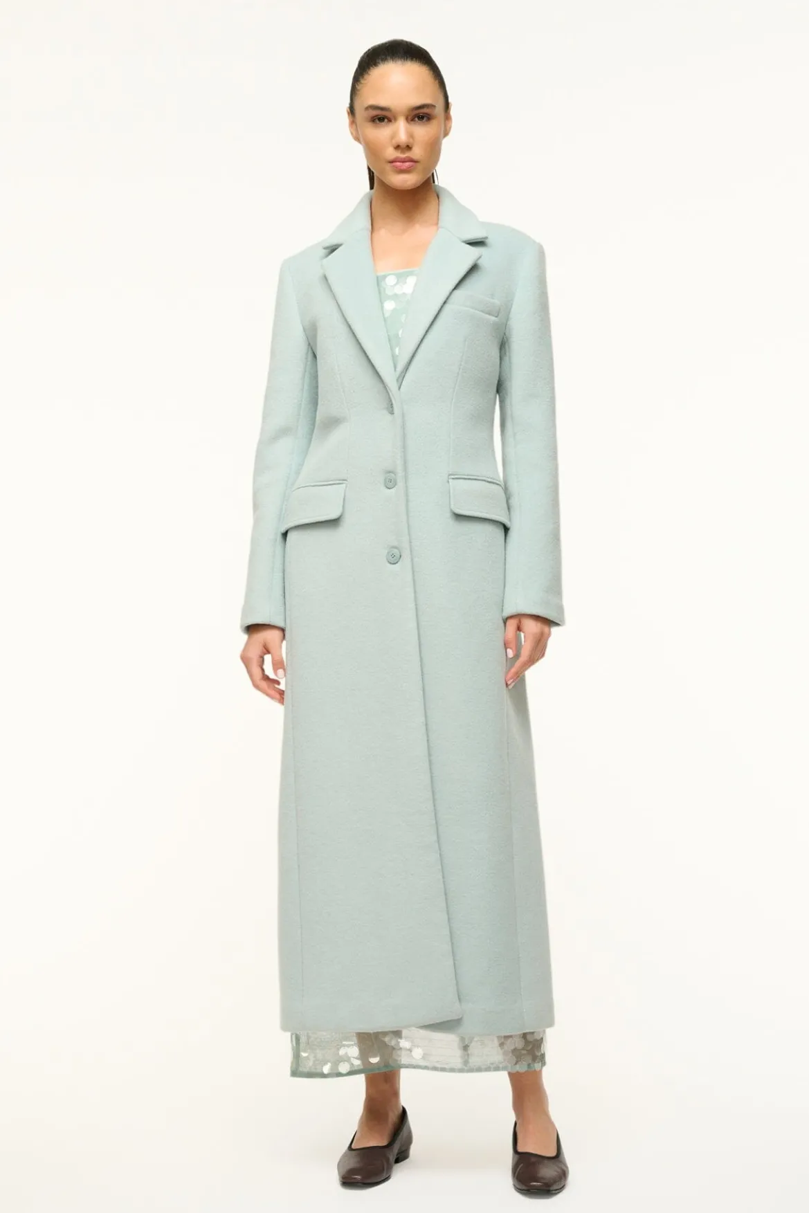 STAUD SANZA COAT MIST