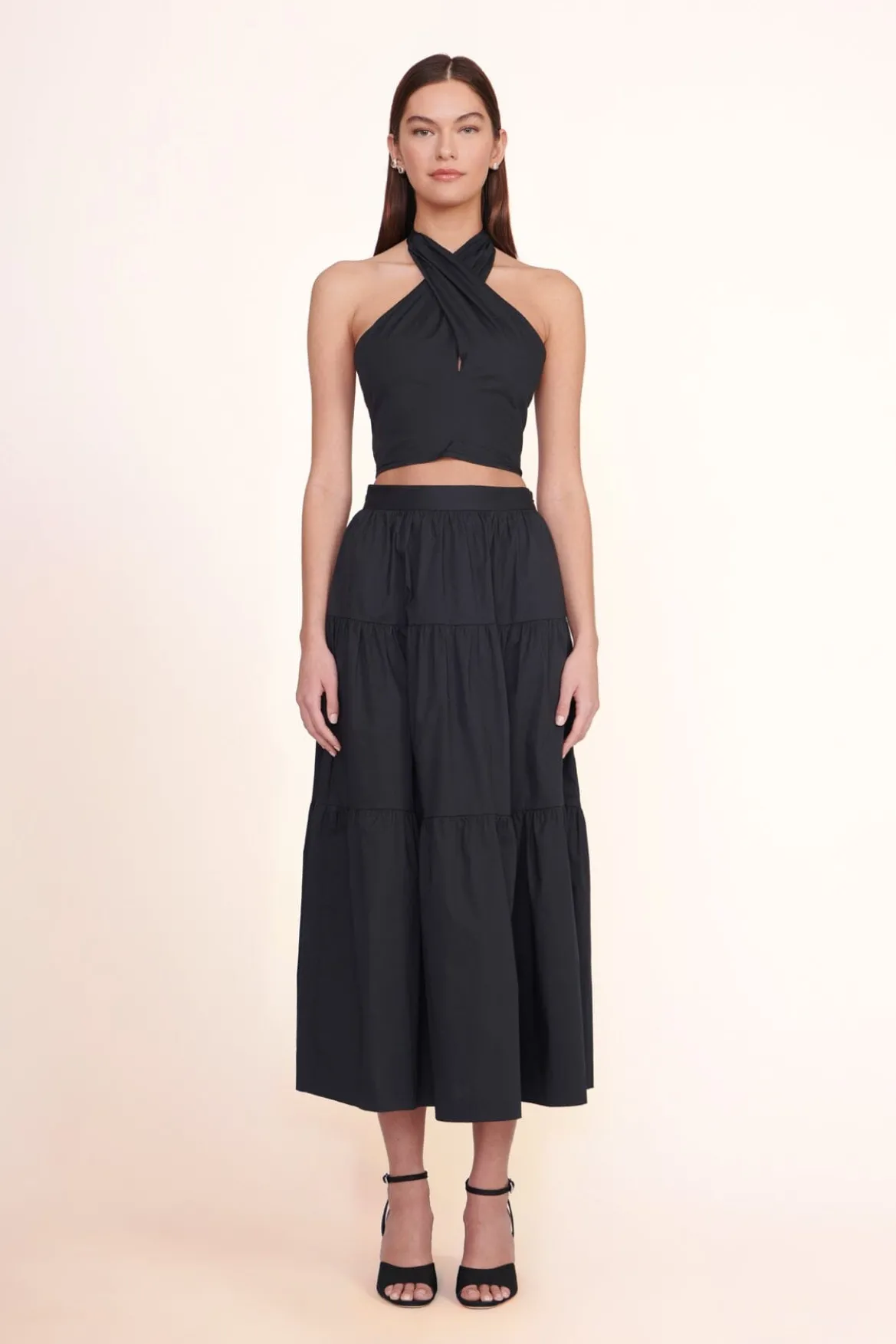 STAUD SEA SKIRT | BLACK
