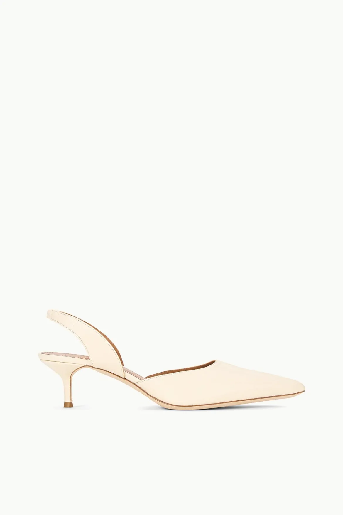 STAUD SEBASTIAN SLINGBACK CREAM