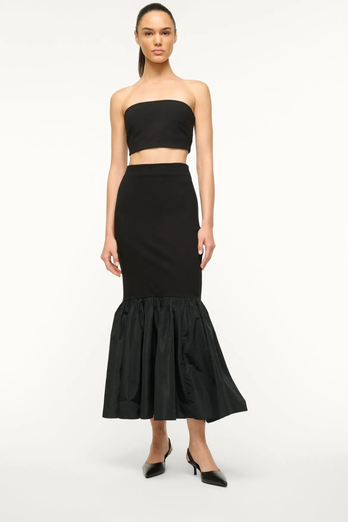 STAUD SEBASTIAN SLINGBACK BLACK