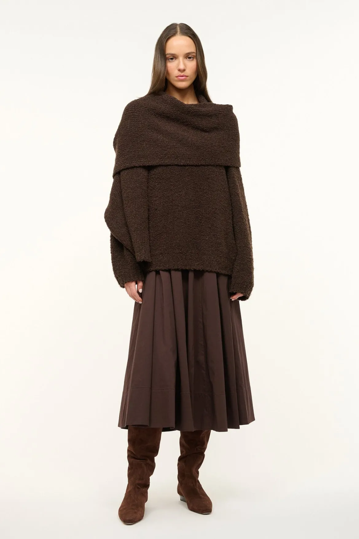 STAUD SIREN SWEATER EARTH