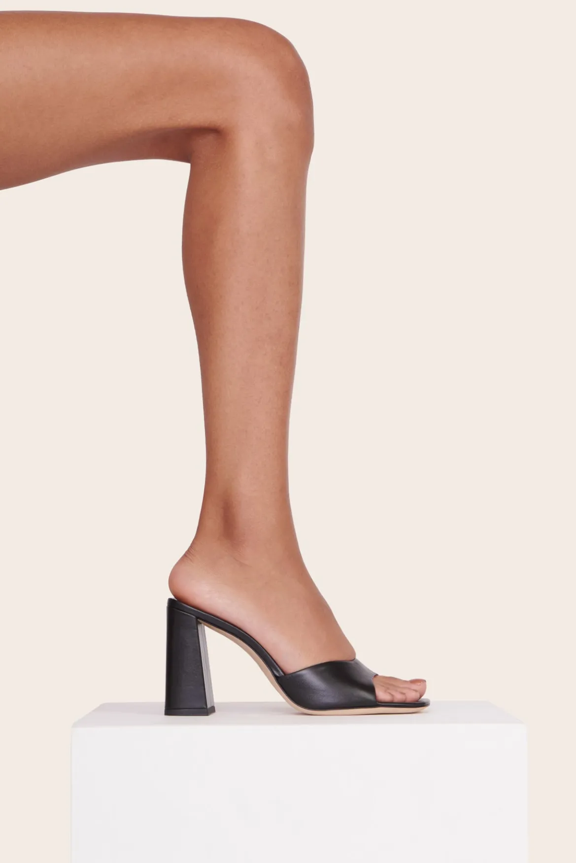 STAUD SLOANE HEEL BLACK
