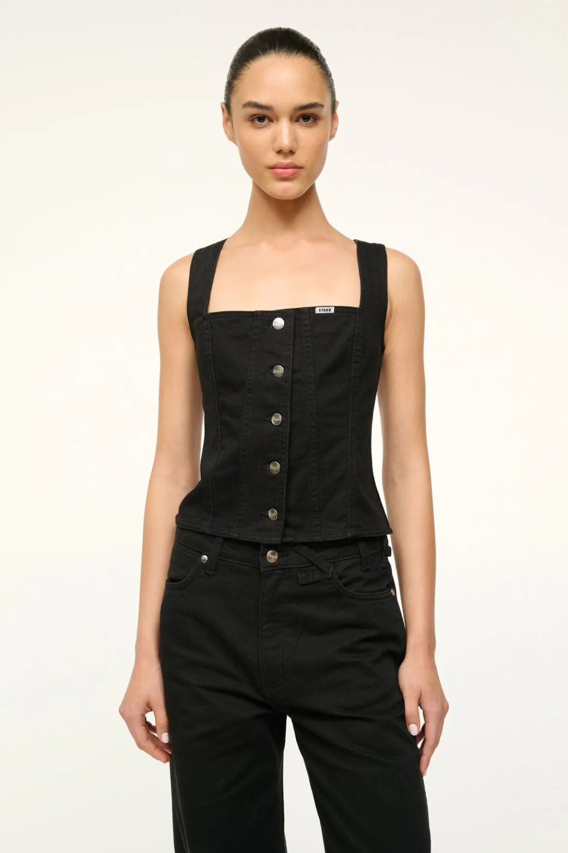 STAUD STAUD WRANGLER TRUCKER TOP BLACK