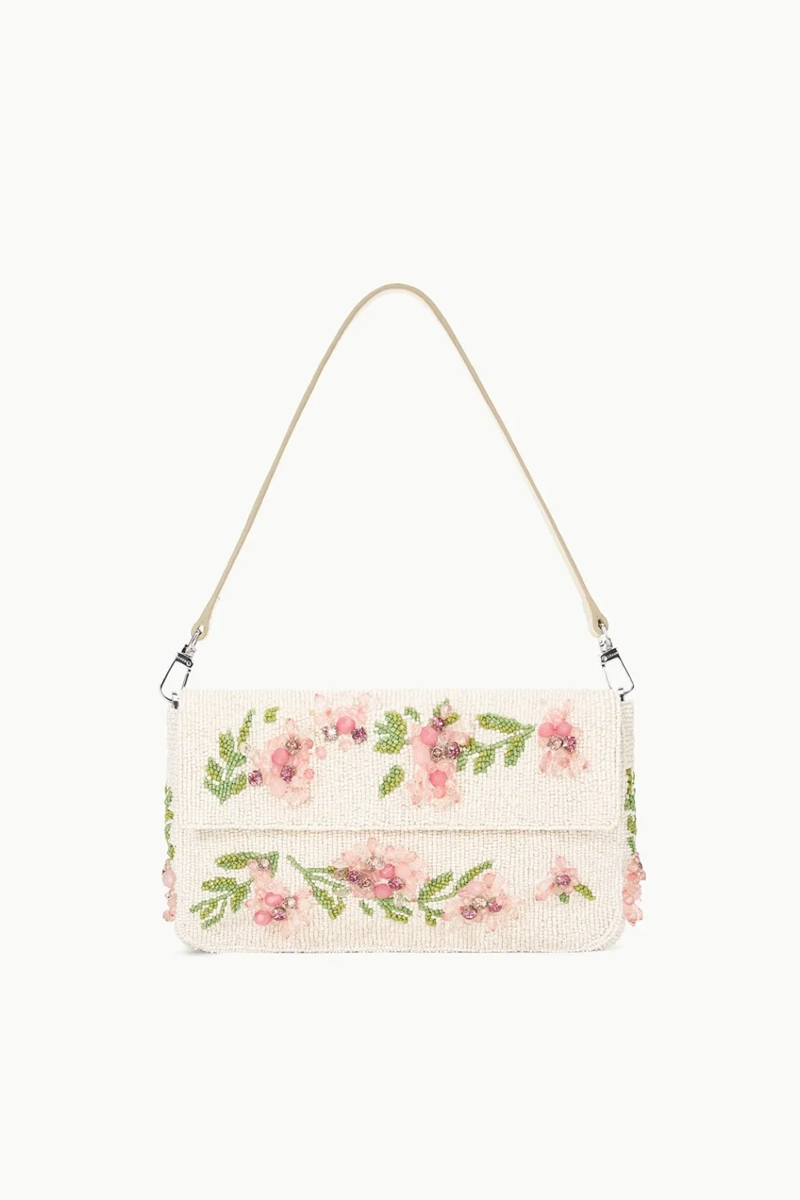 STAUD TIMMY SHOULDER BAG MAGNOLIA