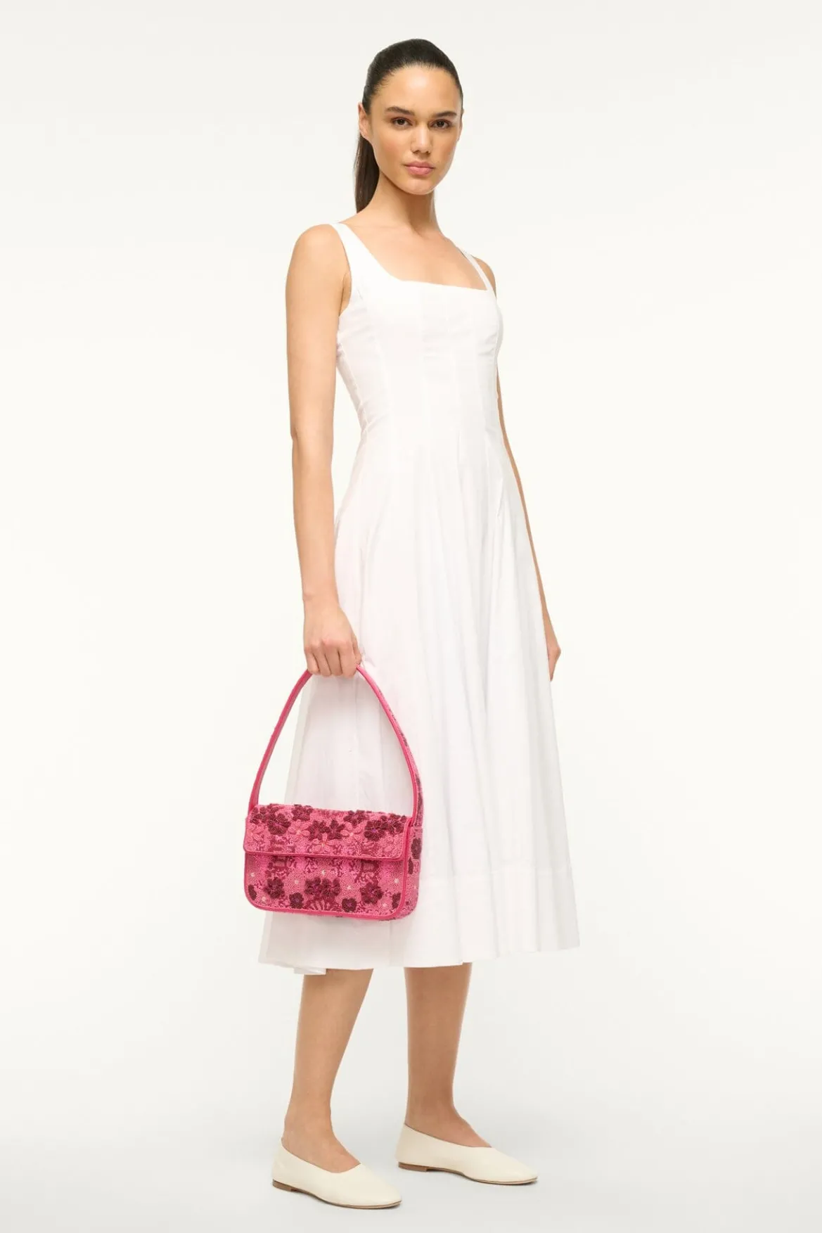 STAUD TOMMY BAG BLOSSOM GARDEN PARTY