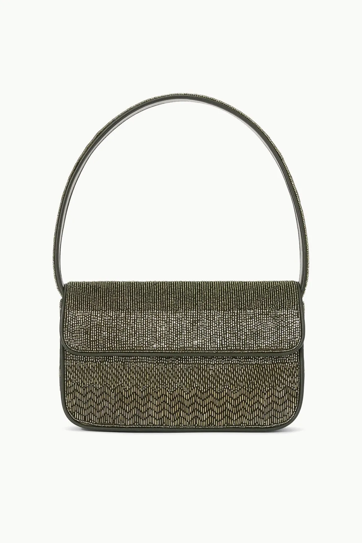 STAUD TOMMY BEADED BAG AVOCADO