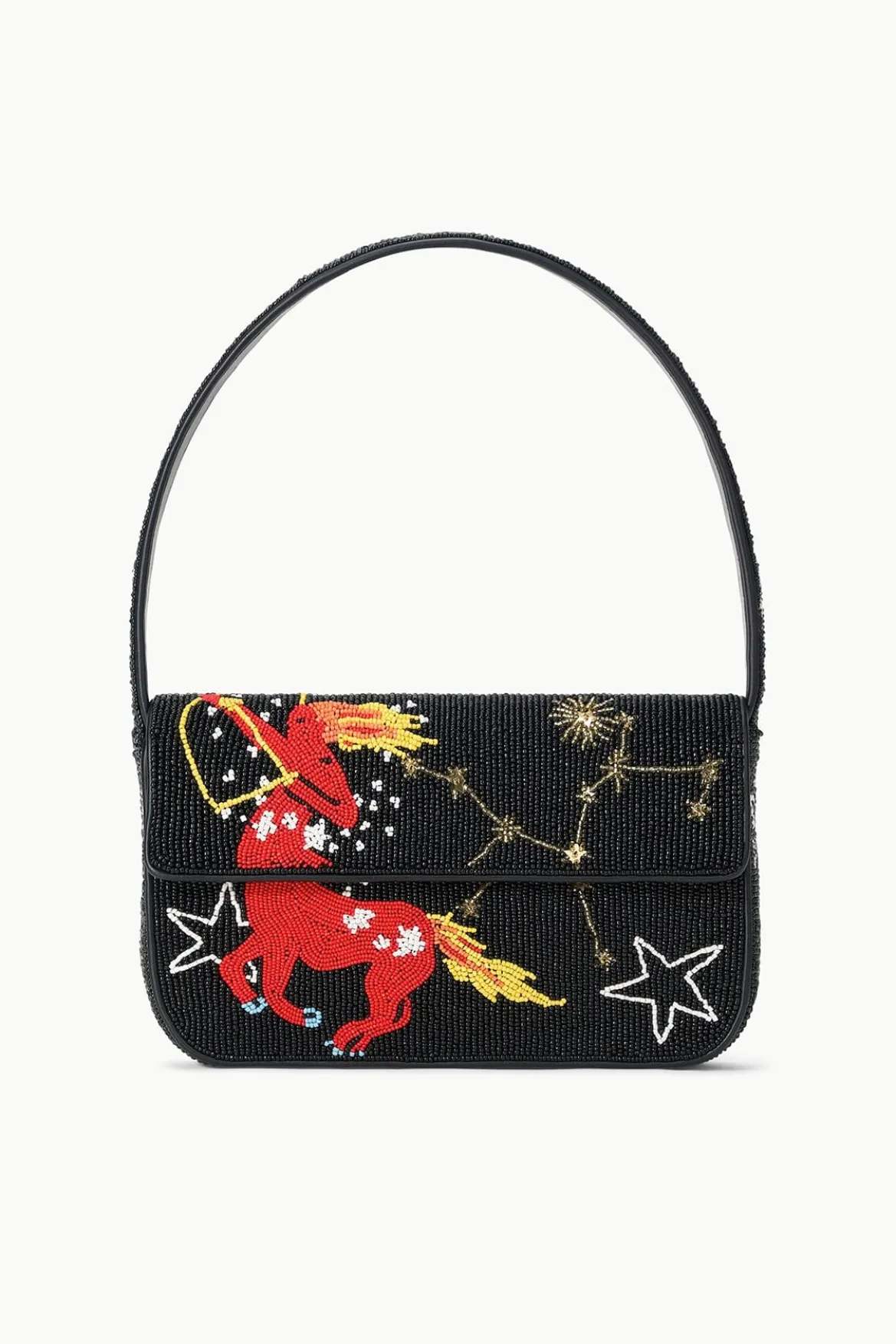 STAUD TOMMY BEADED BAG SAGITTARIUS