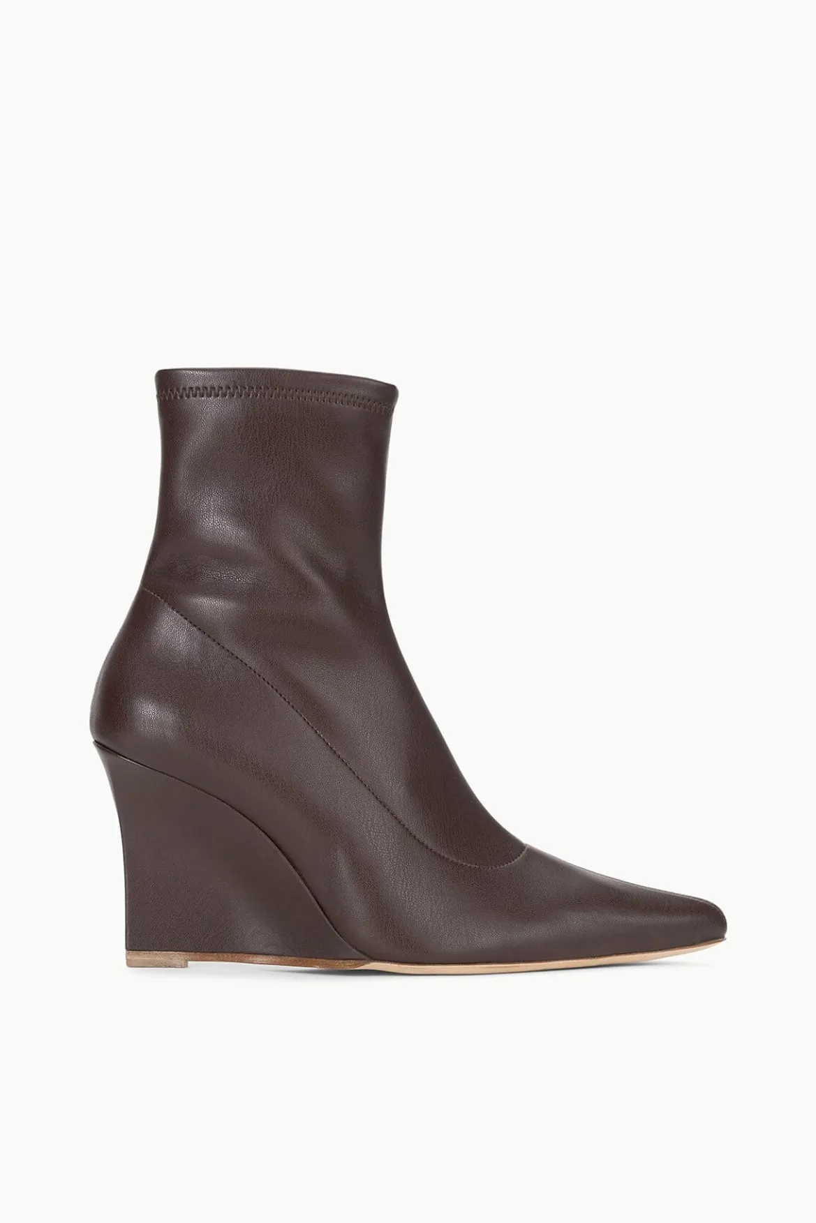 STAUD VESPER ANKLE WEDGE BOOT ESPRESSO