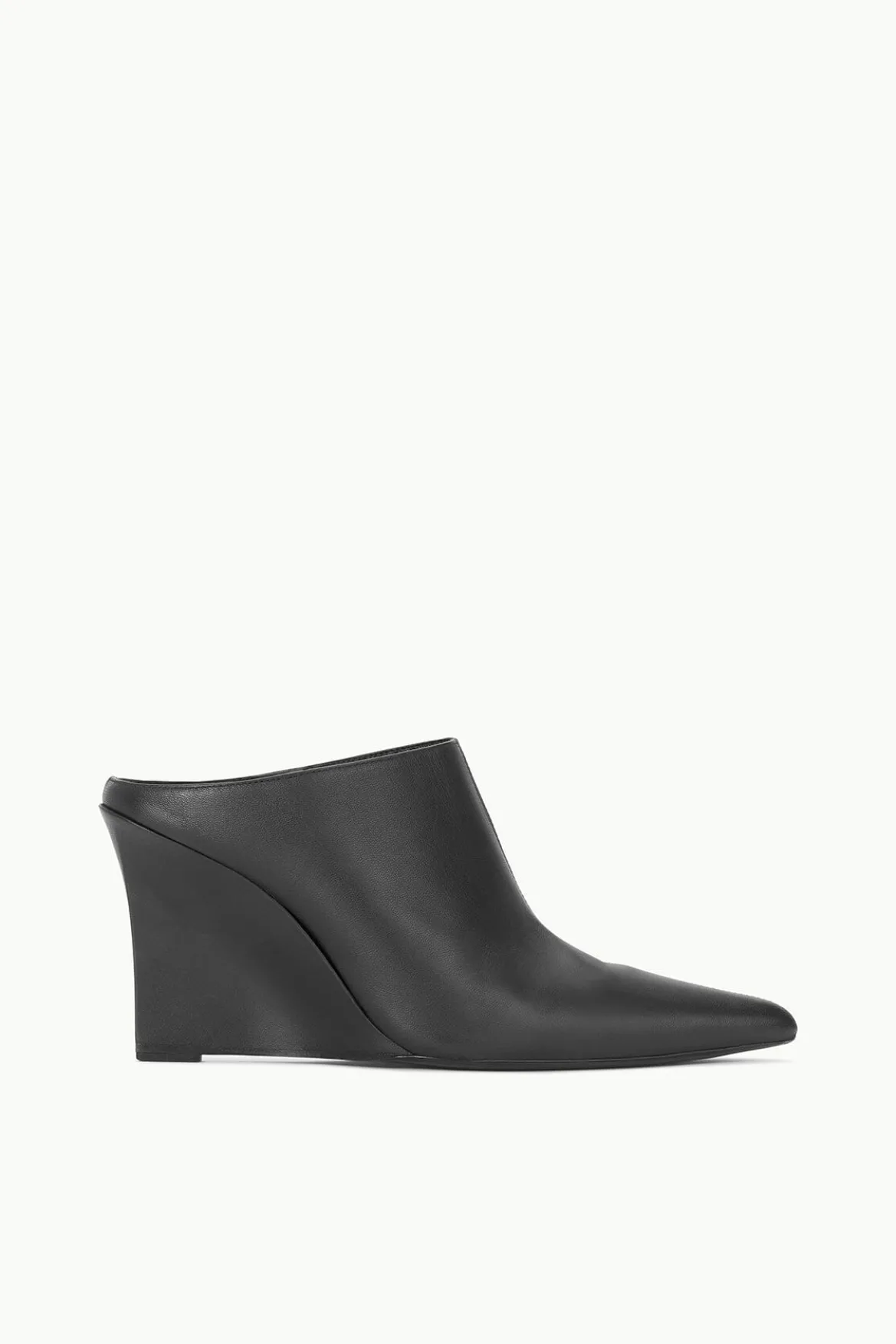 STAUD VESPER WEDGE MULE BLACK