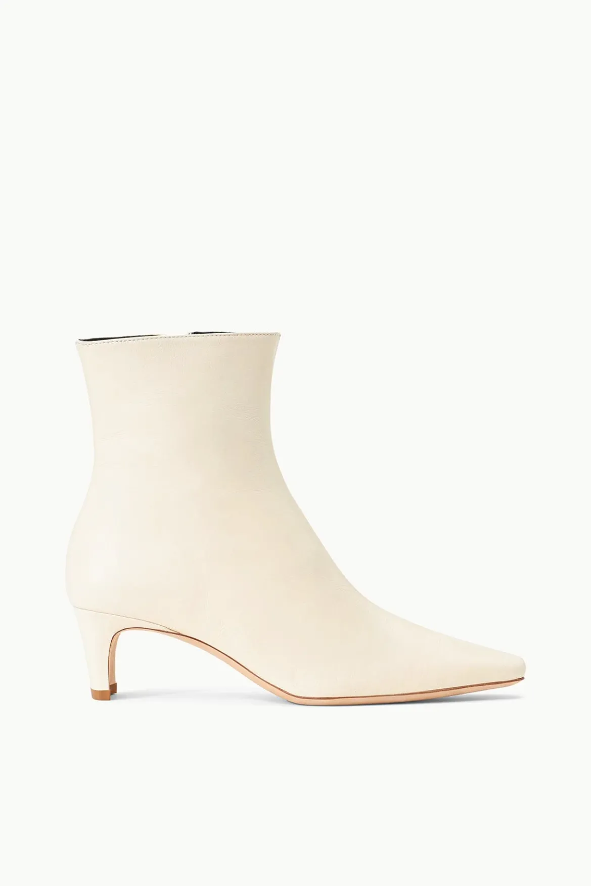 STAUD WALLY ANKLE BOOT CREAM