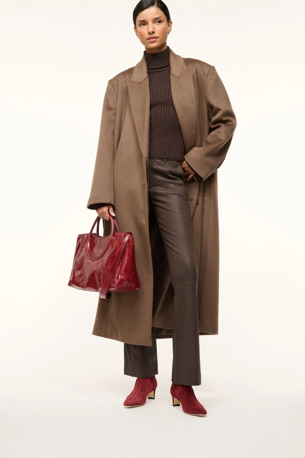 STAUD WALLY ANKLE BOOT PINOT SUEDE