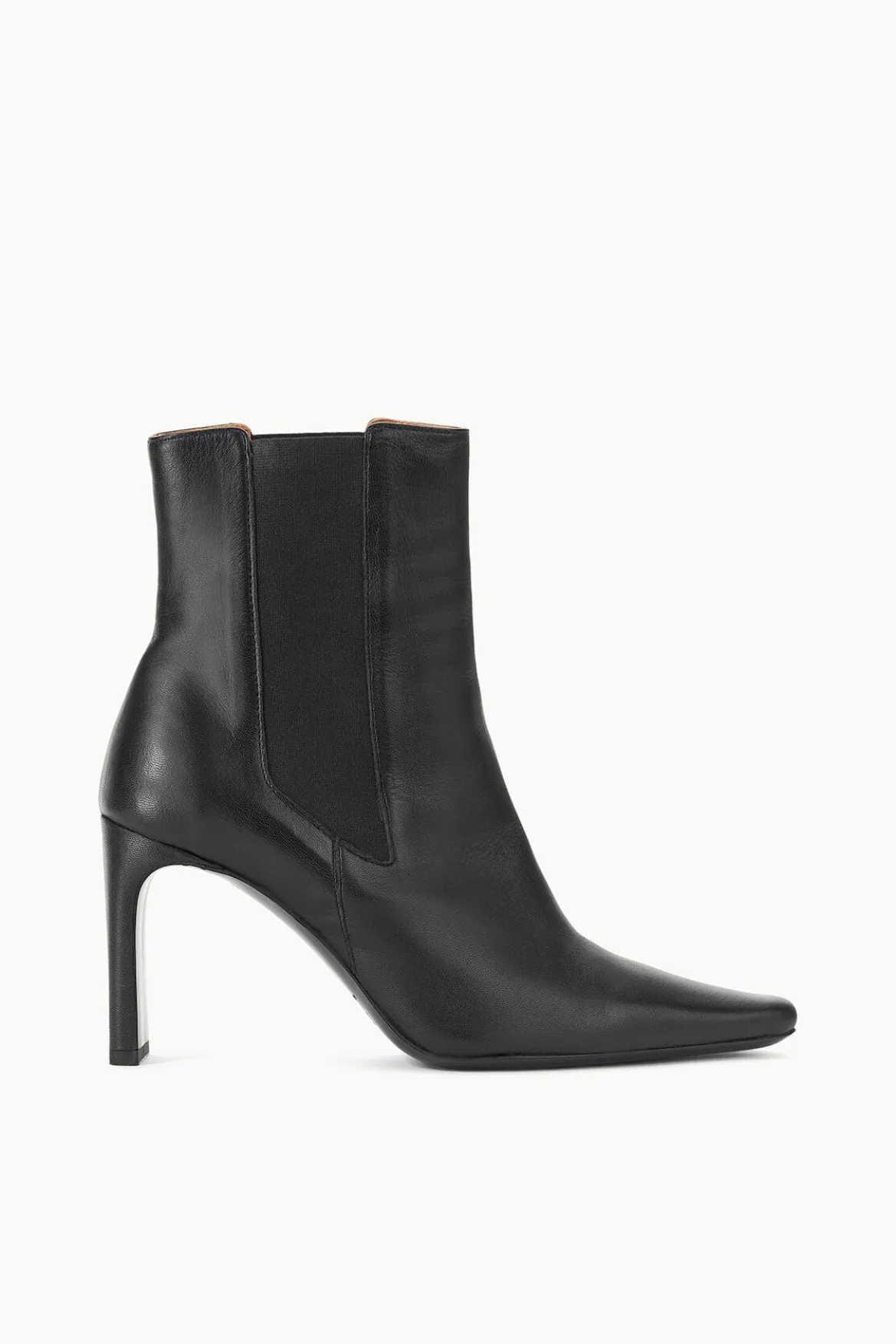 STAUD WALLY HIGH HEEL ANKLE BOOT BLACK