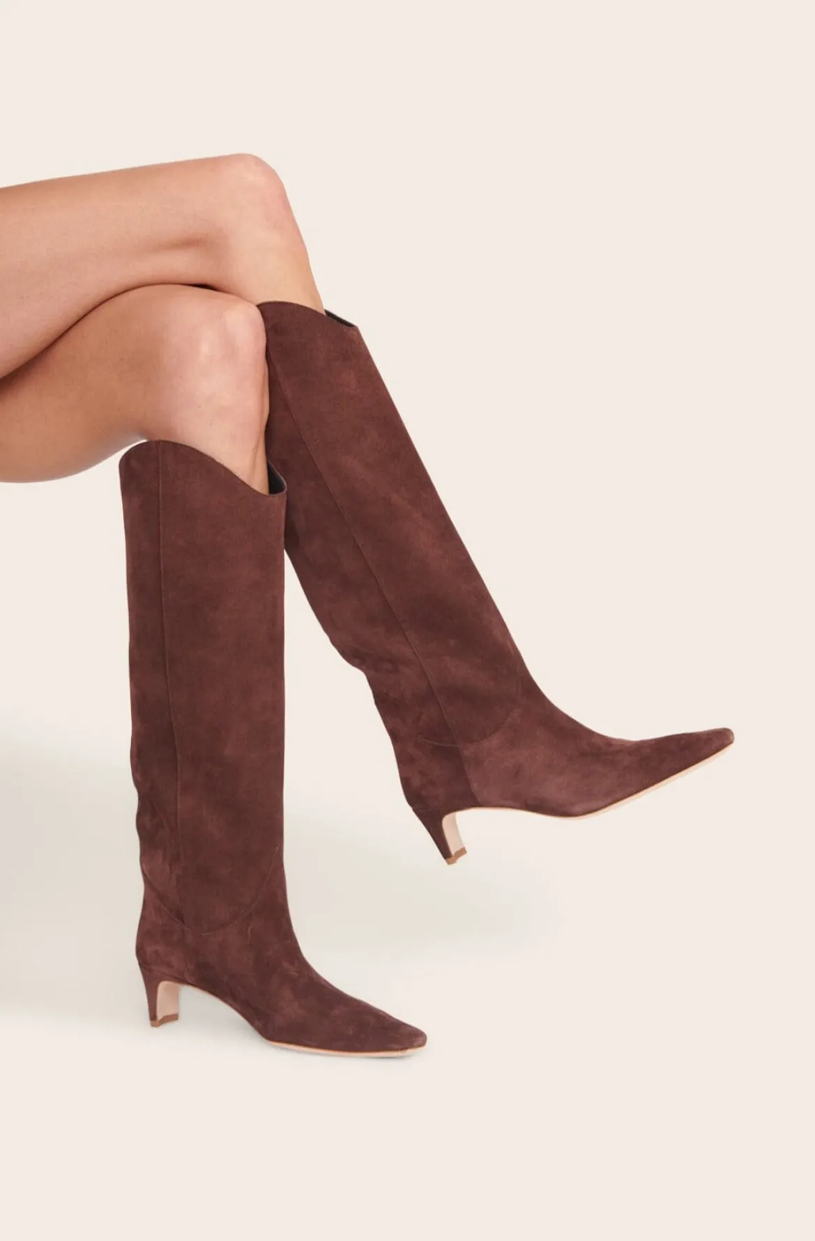 STAUD WESTERN WALLY BOOT MAHOGANY