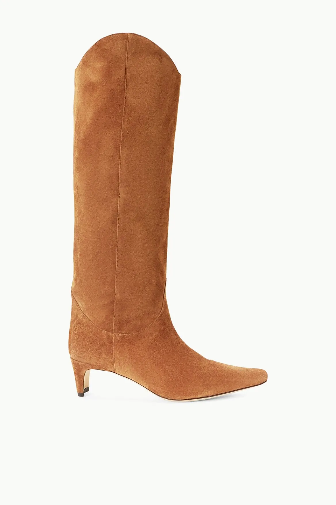 STAUD WESTERN WALLY BOOT TAN SUEDE